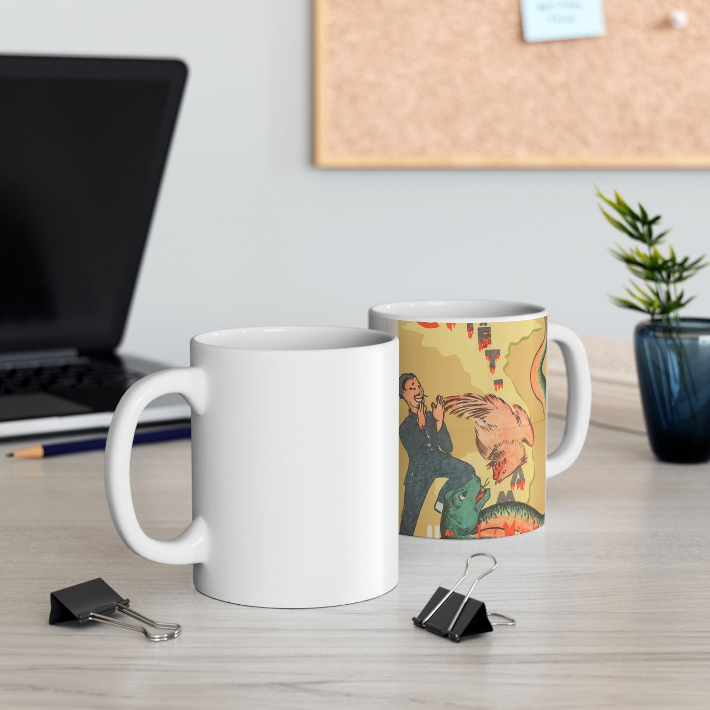 Viet Poster #2, Cold War American Propaganda poster Beautiful Novelty Ceramic Coffee Mug 11oz