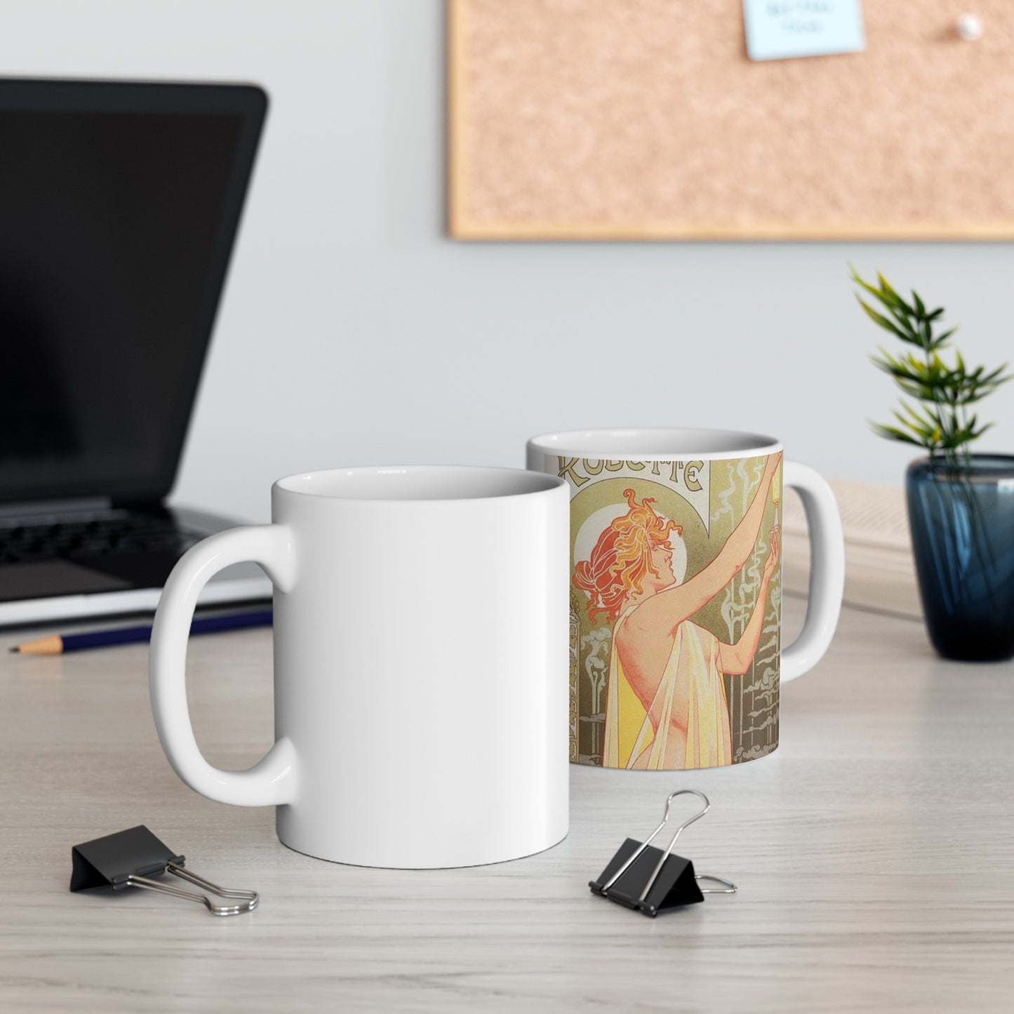 Affiche belge pour l' "Absinthe Robette". Beautiful Novelty Ceramic Coffee Mug 11oz