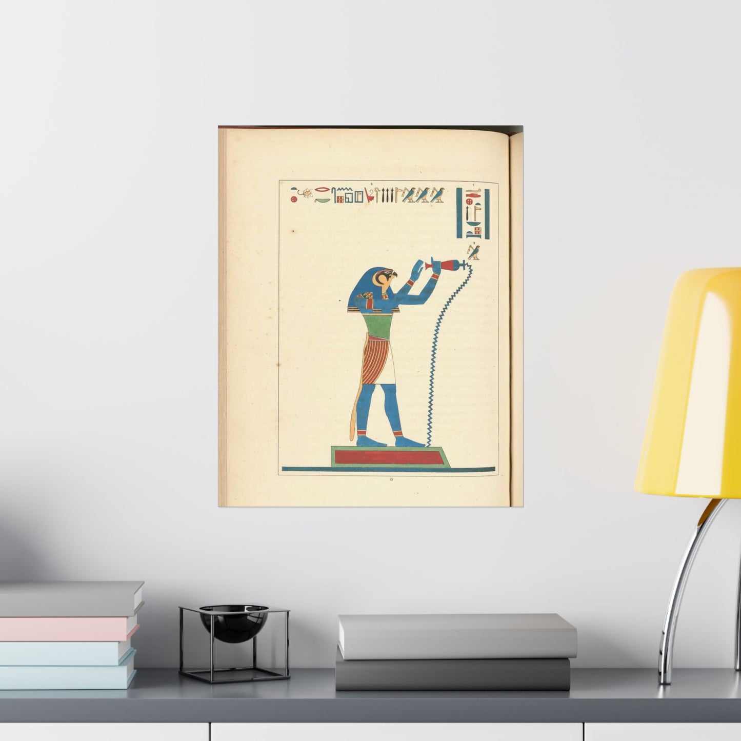 Thoth Trismégiste, le premier Hermès, Hermès Trismégiste. High Quality Matte Wall Art Poster for Home, Office, Classroom