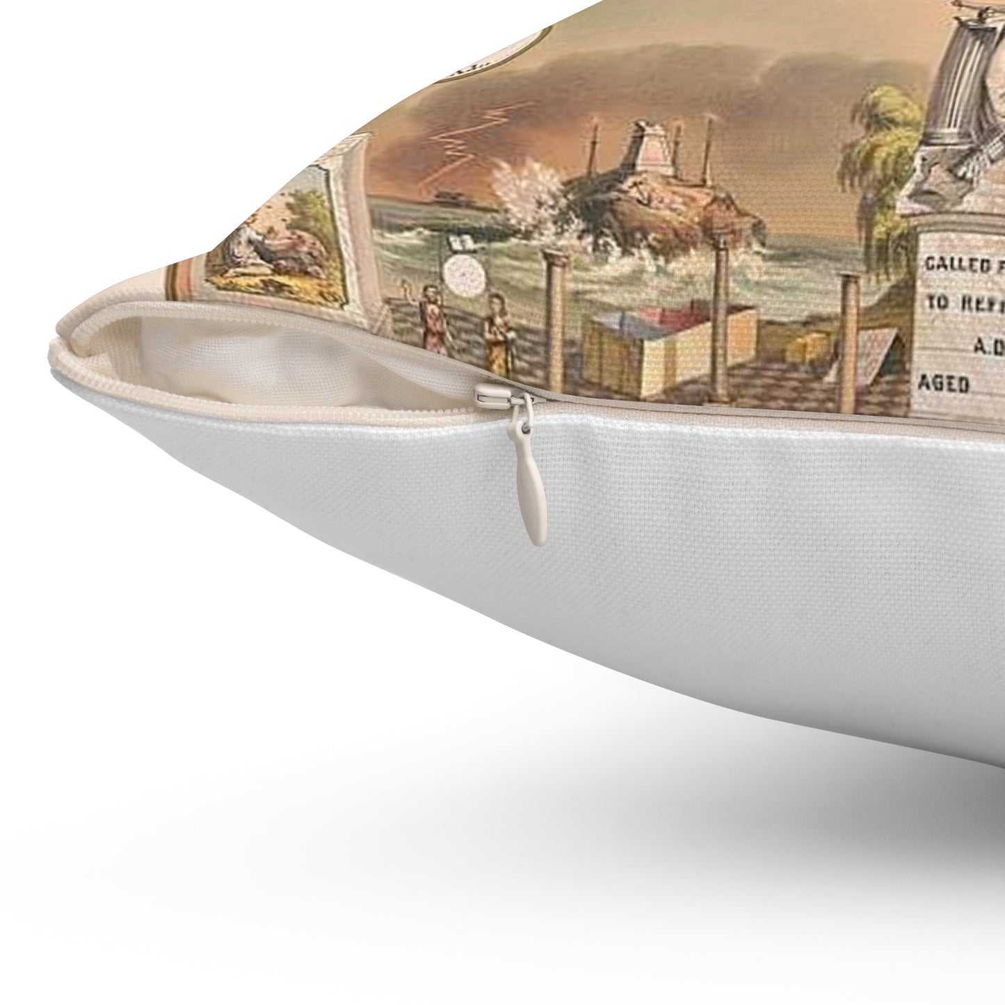 Masonic register and symbolical history of F. and A.M Decorative Accent Square Pillow