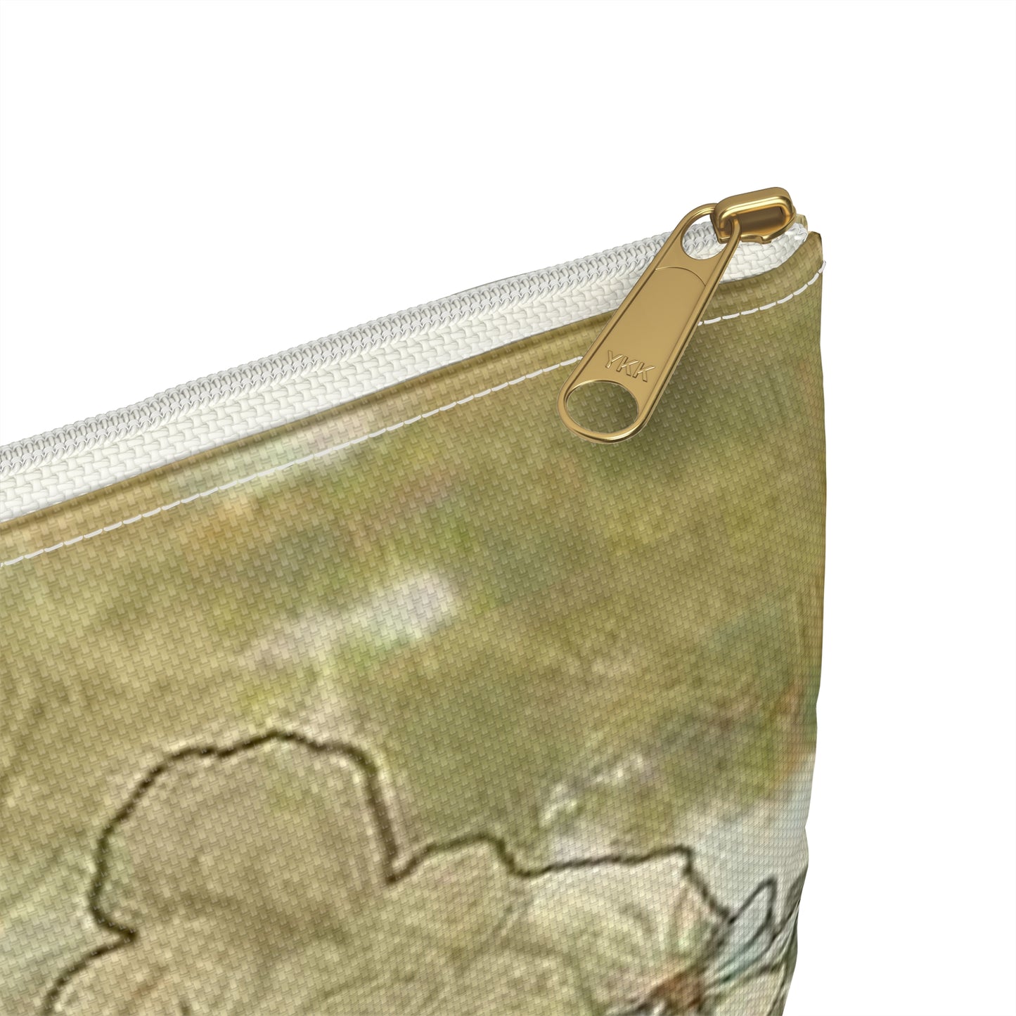 Jane Atché - La Cigarette - Drawing. Public domain image. Large Organizer Pouch with Black Zipper