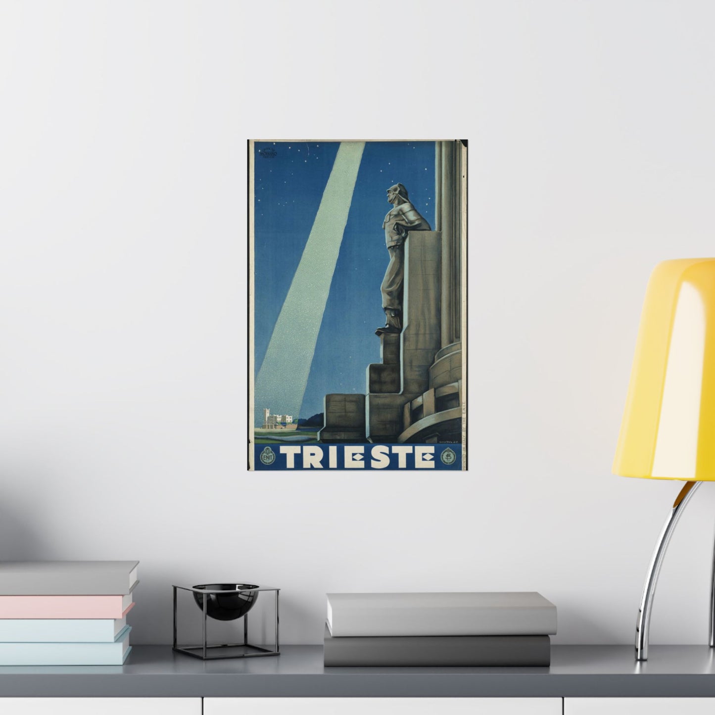 Trieste. Vintage Travel Posters, 1920s-1930s High Quality Matte Wall Art Poster for Home, Office, Classroom