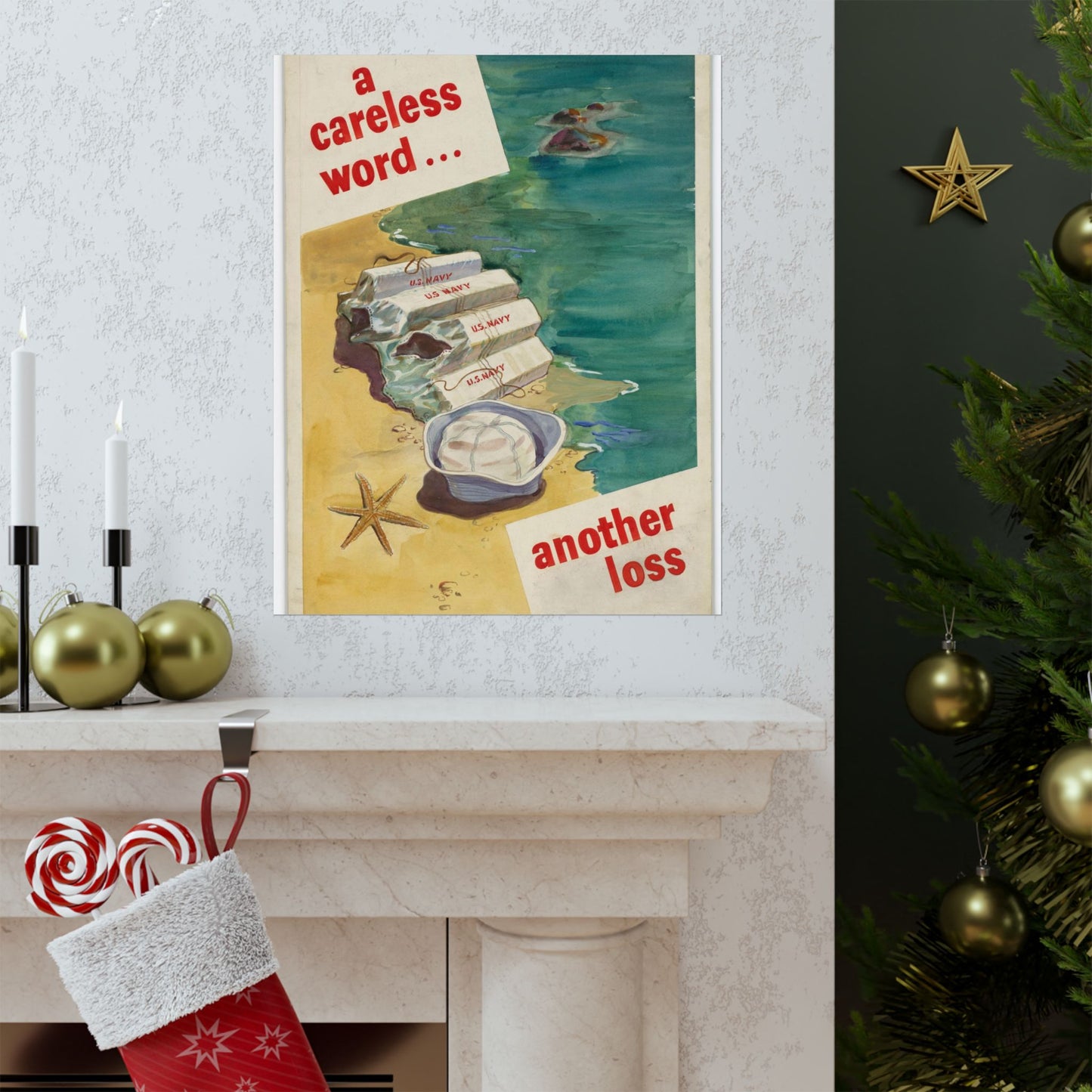 A Careless Word... Another Loss High Quality Matte Wall Art Poster for Home, Office, Classroom