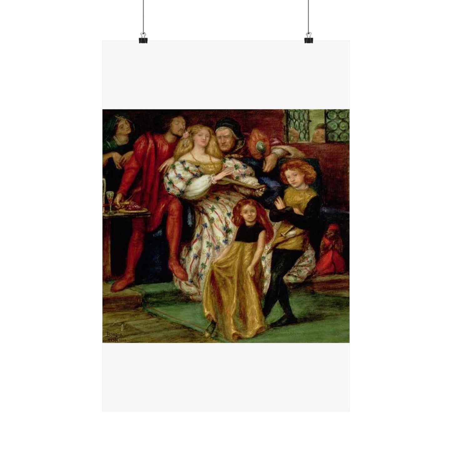Picryl description: Public domain image of renaissance painting, 15th-16th century, free to use, no copyright restrictions High Quality Matte Wall Art Poster for Home, Office, Classroom