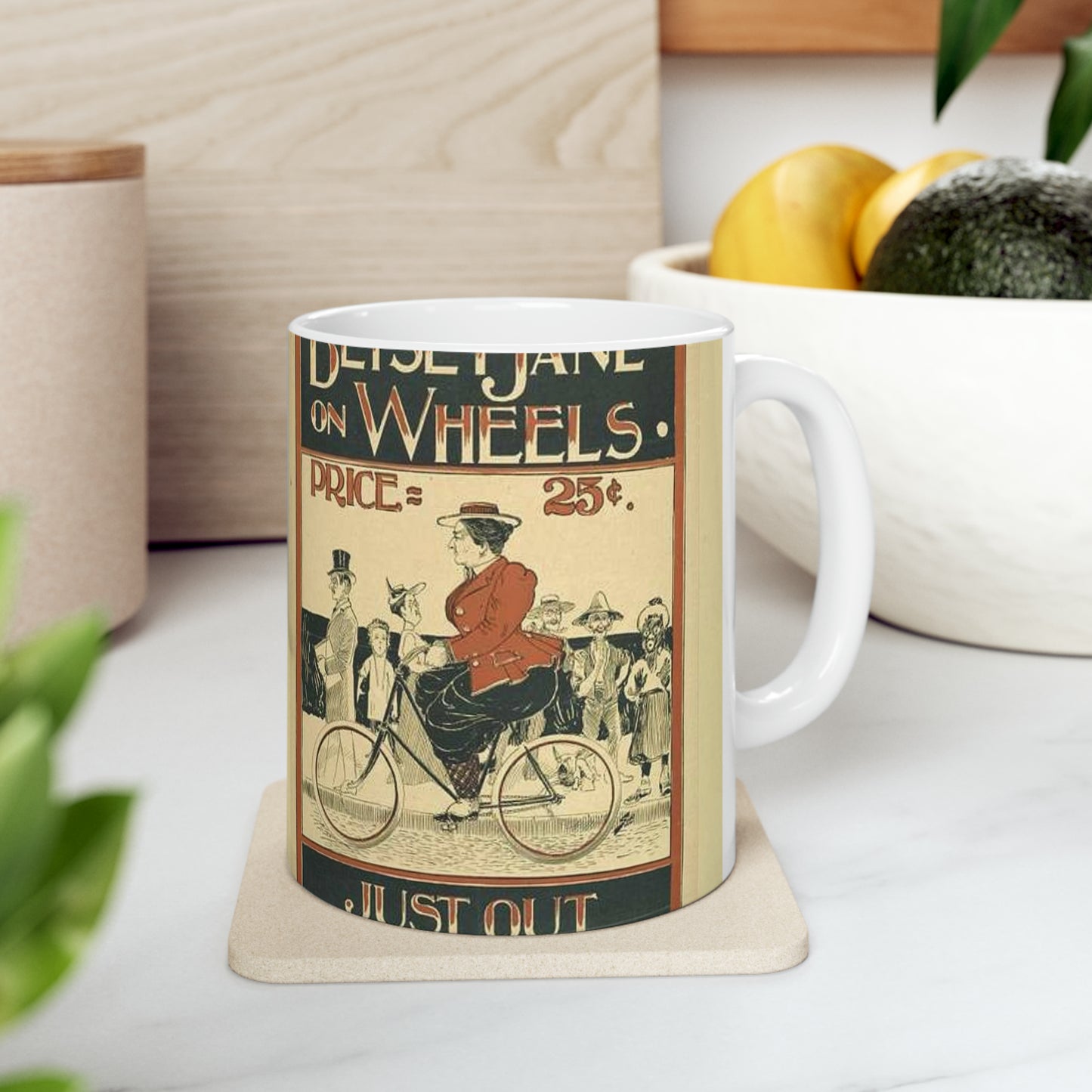 Picryl description: Public domain image of byciclyst, bike, bicycle wheel, sport event, free to use, no copyright restrictions. Beautiful Novelty Ceramic Coffee Mug 11oz
