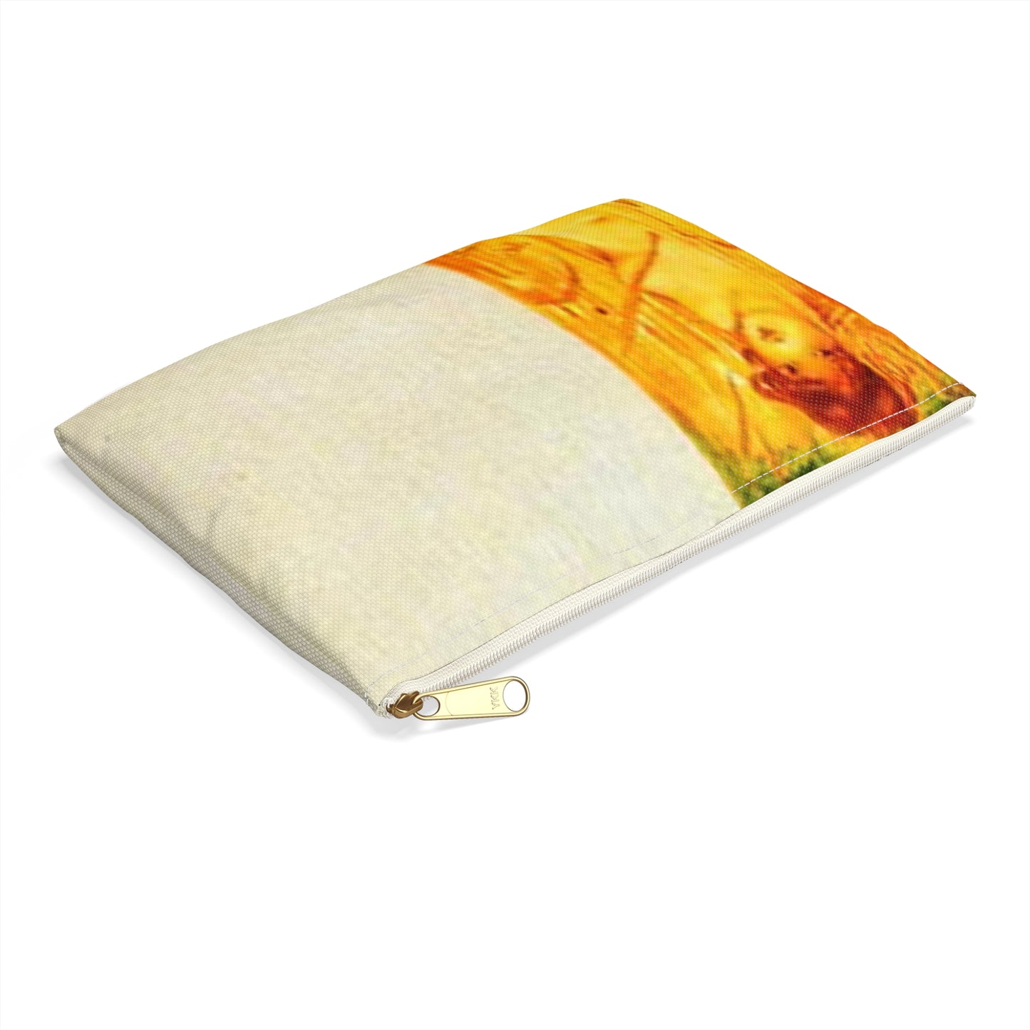 Kirchner - from-arcadia - Art nouveau public domain image Large Organizer Pouch with Black Zipper