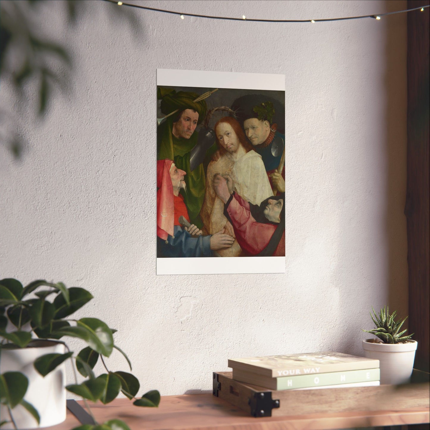 Hieronymus Bosch - Christ Mocked (The Crowning with Thorns) - Google Art Project High Quality Matte Wall Art Poster for Home, Office, Classroom