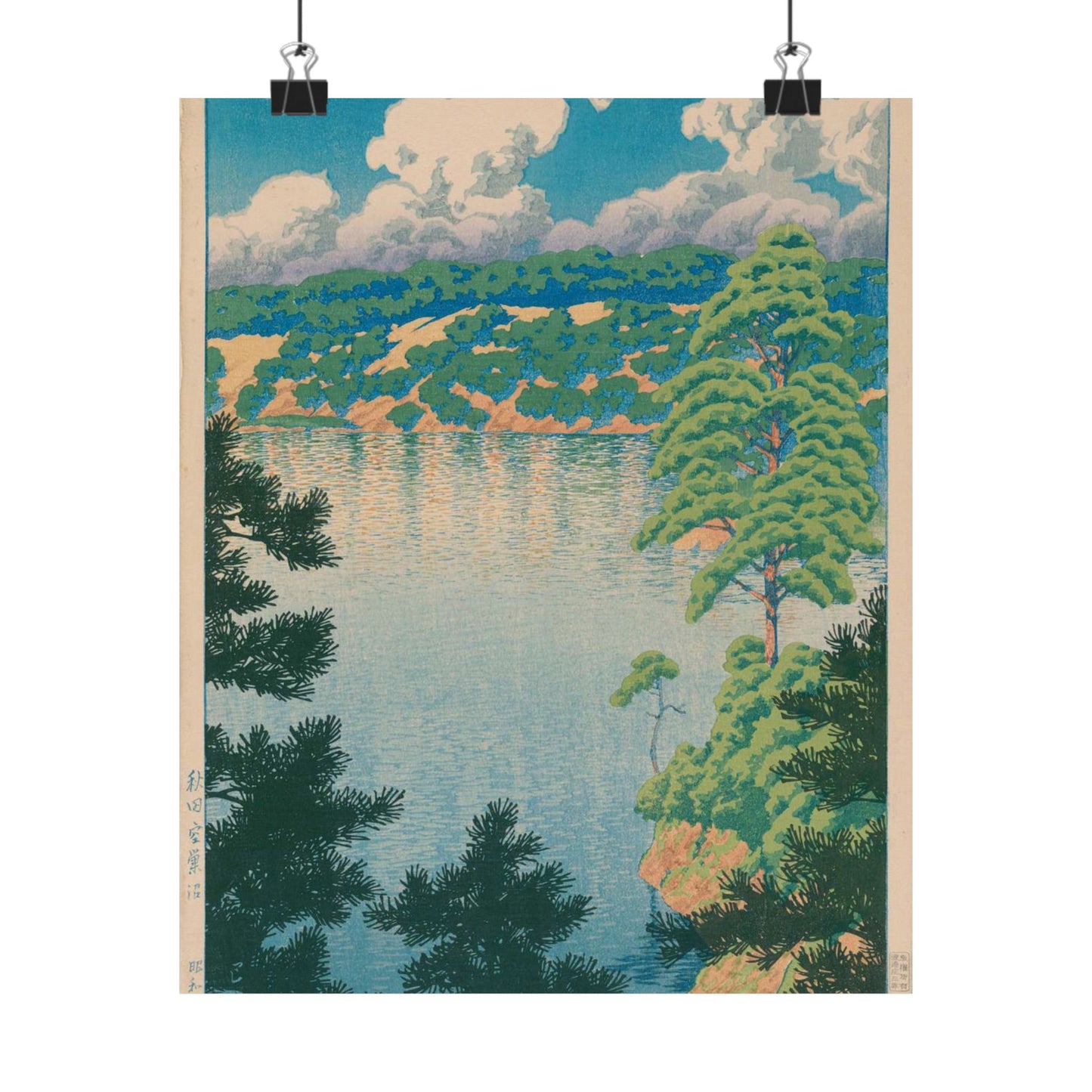 NDL-DC 2586549-14 Kawase Hasui S02 crd High Quality Matte Wall Art Poster for Home, Office, Classroom