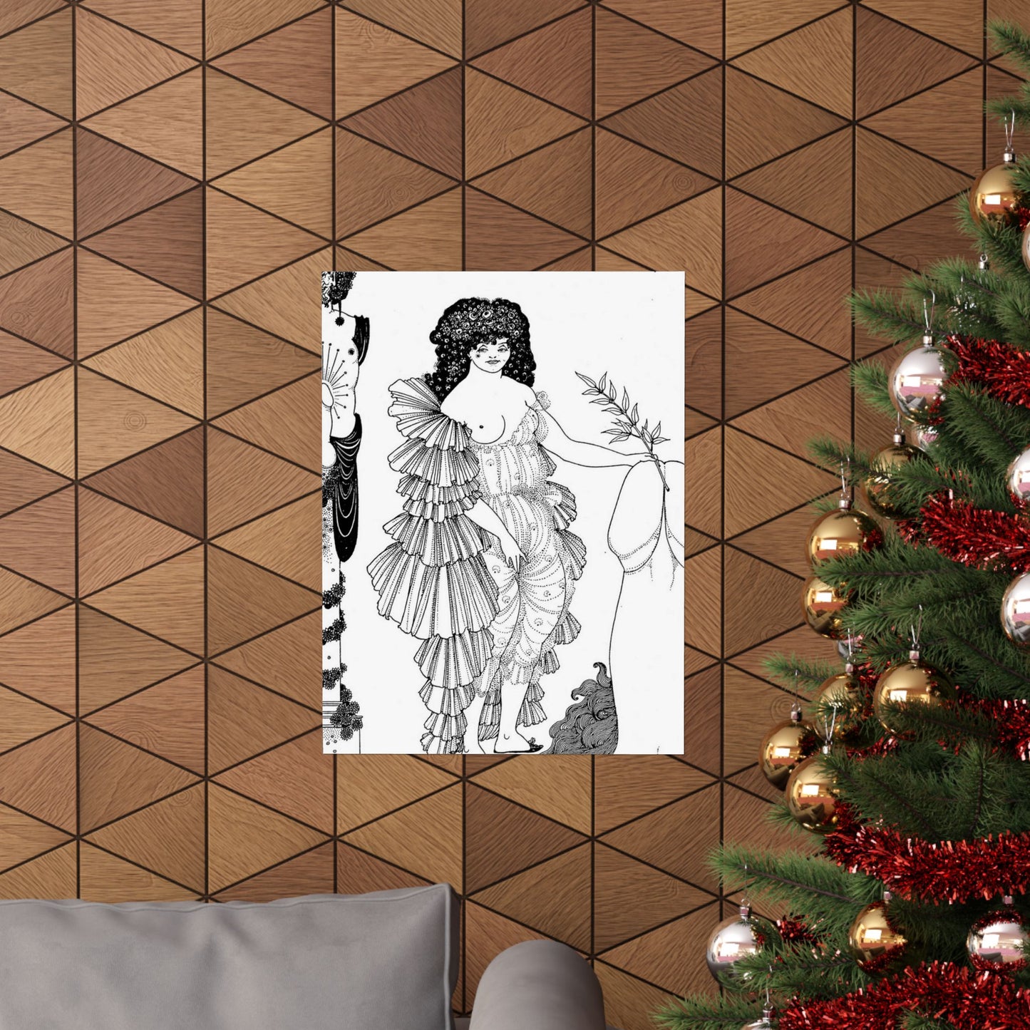 Lysistrata - Public domain botanical illustration High Quality Matte Wall Art Poster for Home, Office, Classroom