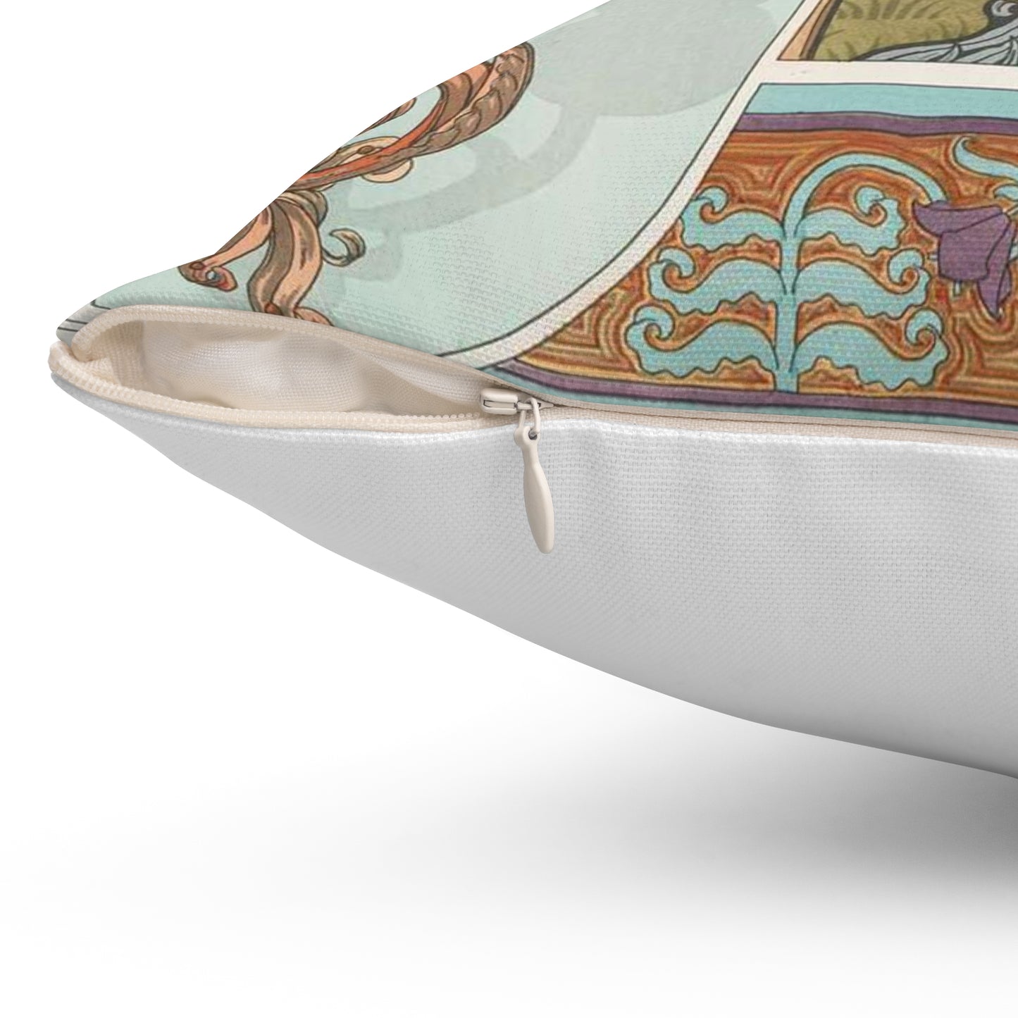 Couronne imperiale, Maurice Pillard Verneuil Decorative Accent Square Pillow
