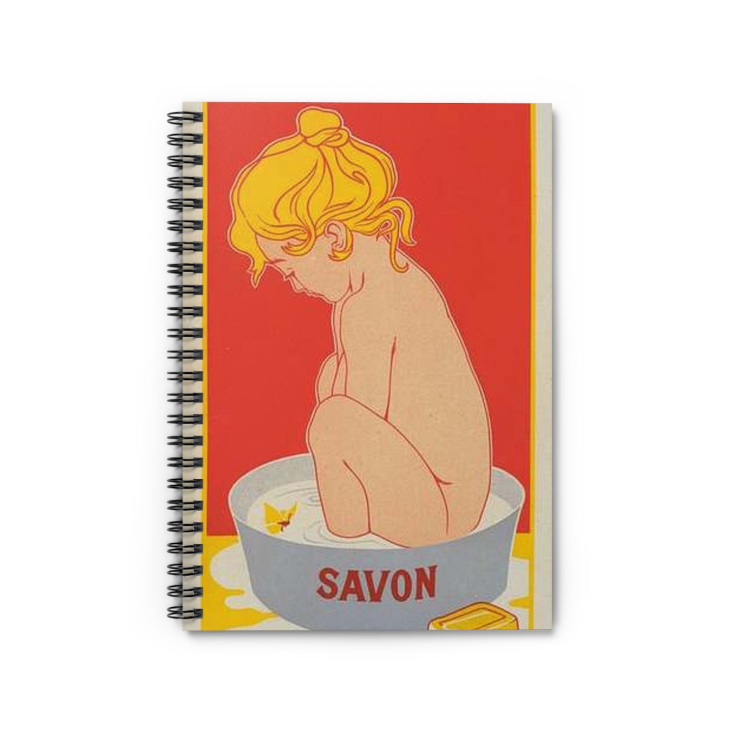Affiche belge pour le "Savon Starlight". Spiral Bound Ruled Notebook with Printed Cover