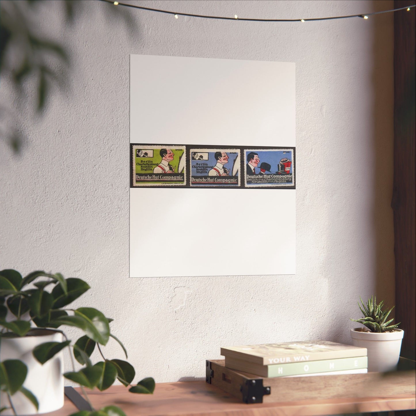Leon Amar - Deutsche Hut Compagnie High Quality Matte Wall Art Poster for Home, Office, Classroom