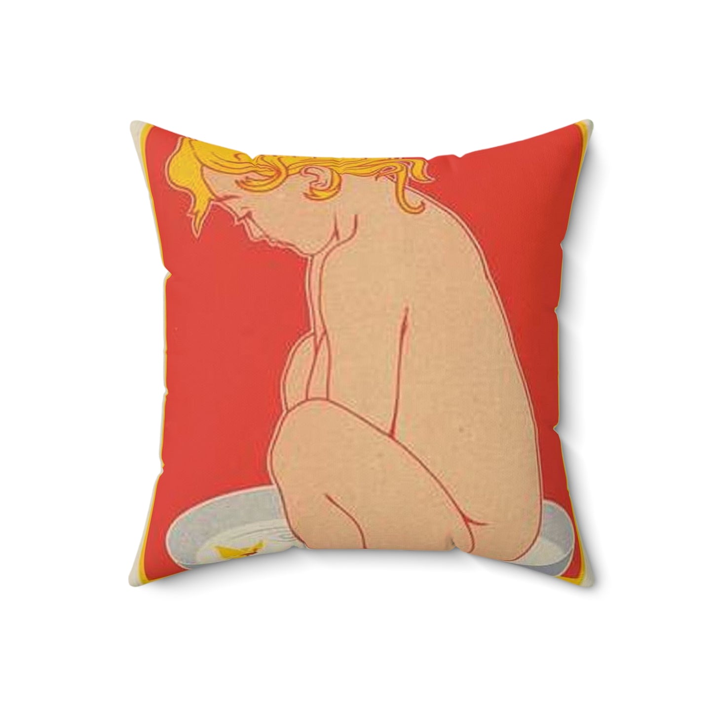 Affiche belge pour le "Savon Starlight". Decorative Accent Square Pillow