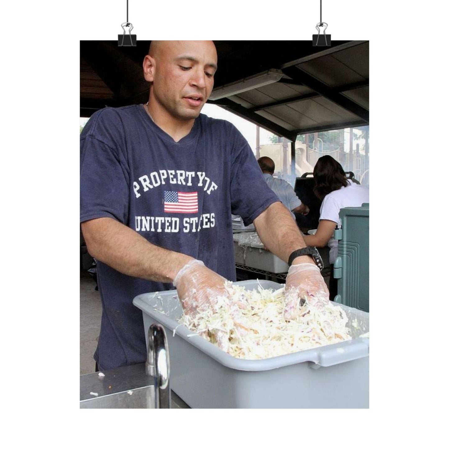 Augusta, Ga., native, Sgt. Mateo Moses, a Bradley mechanic High Quality Matte Wall Art Poster for Home, Office, Classroom