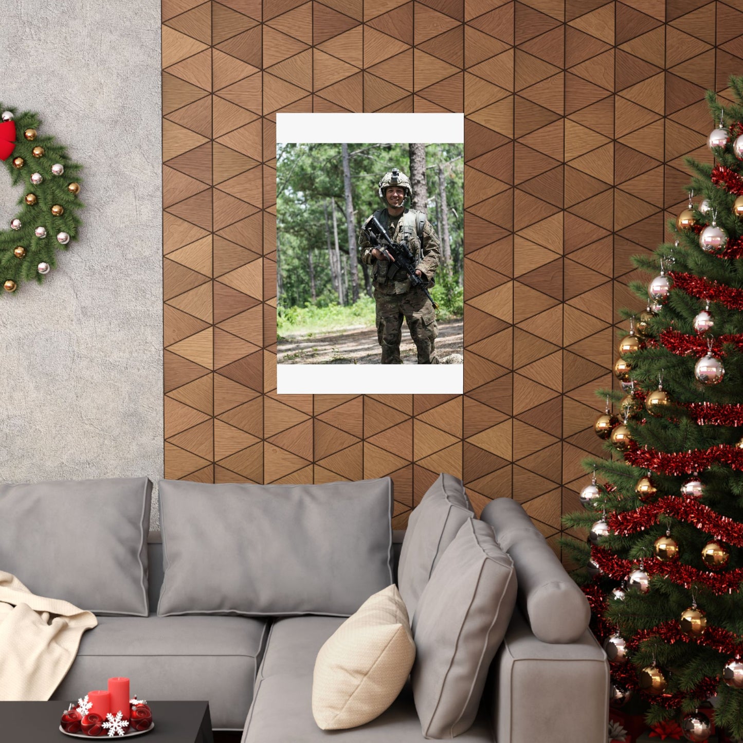 1st Lt. Jamieson Barnes an officer with Headquarters, High Quality Matte Wall Art Poster for Home, Office, Classroom