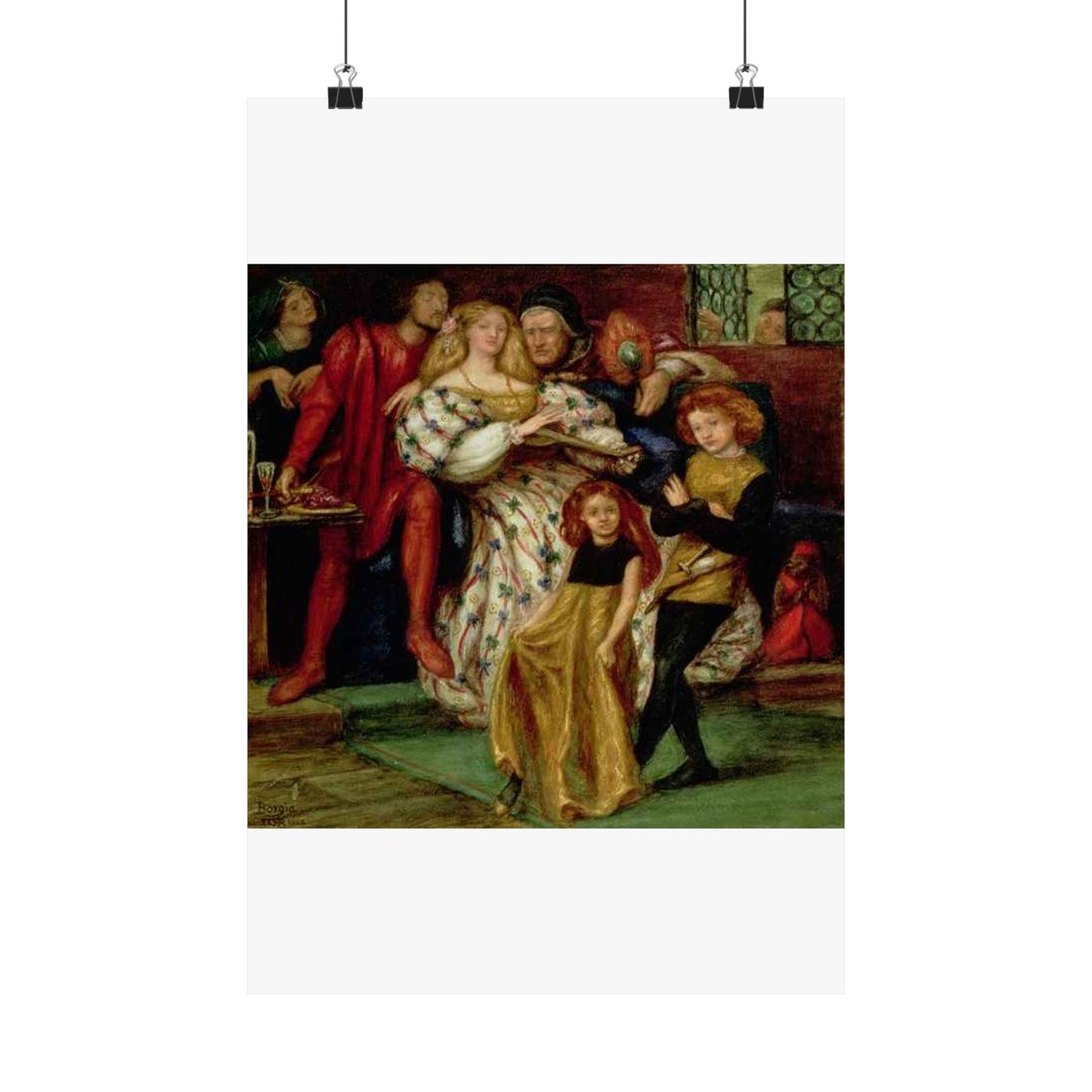 Picryl description: Public domain image of renaissance painting, 15th-16th century, free to use, no copyright restrictions High Quality Matte Wall Art Poster for Home, Office, Classroom