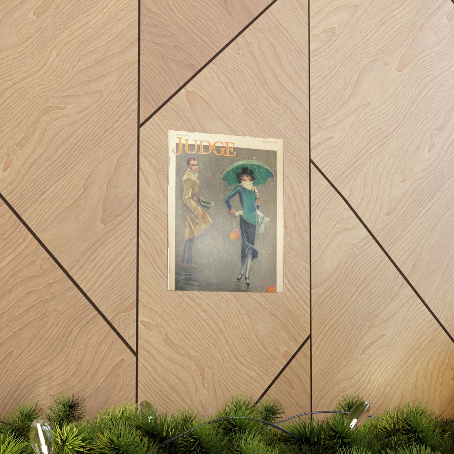 JudgeMagazine19Apr1924 - Art Deco public domain image High Quality Matte Wall Art Poster for Home, Office, Classroom