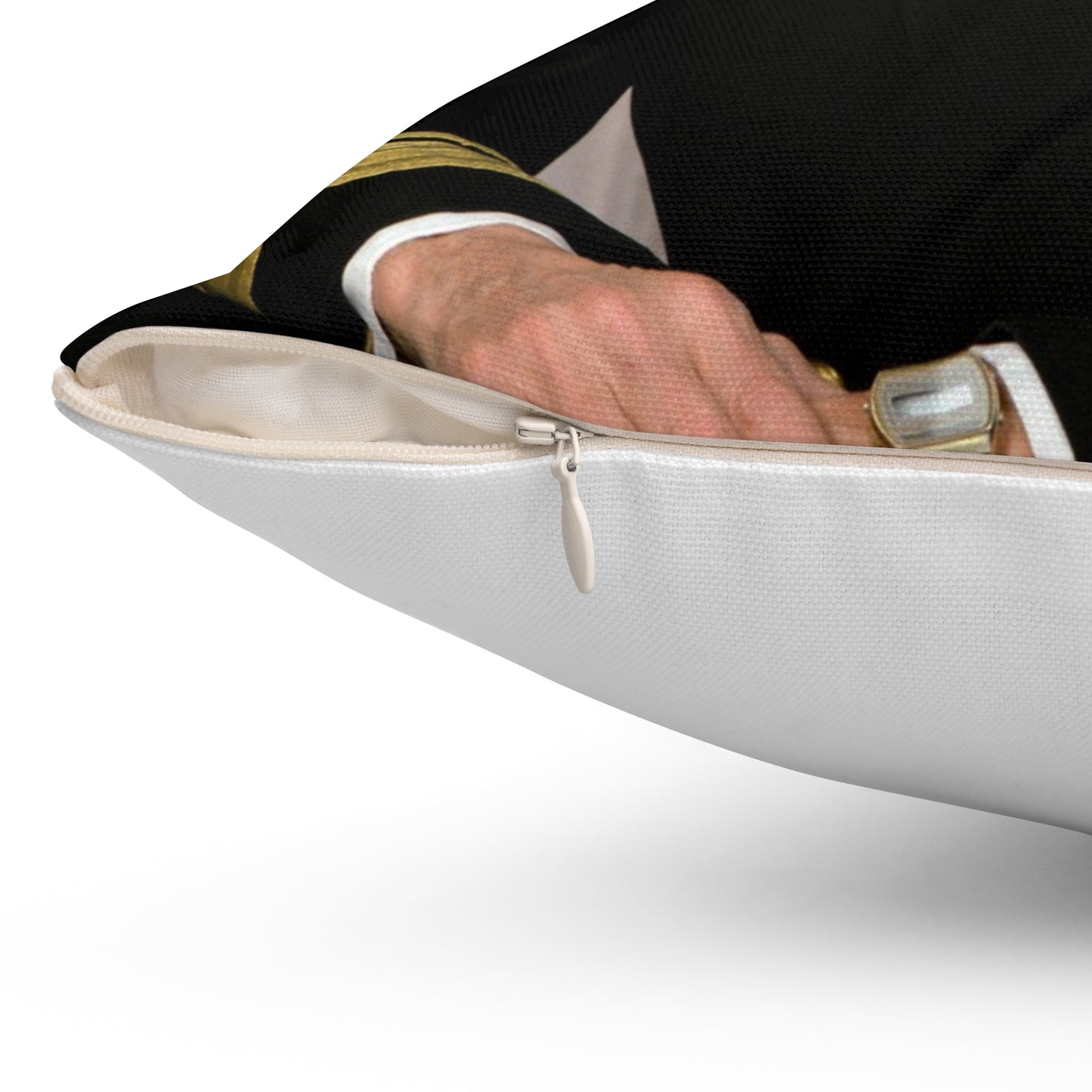 RADM James B. Greene, USN (covered) Decorative Accent Square Pillow