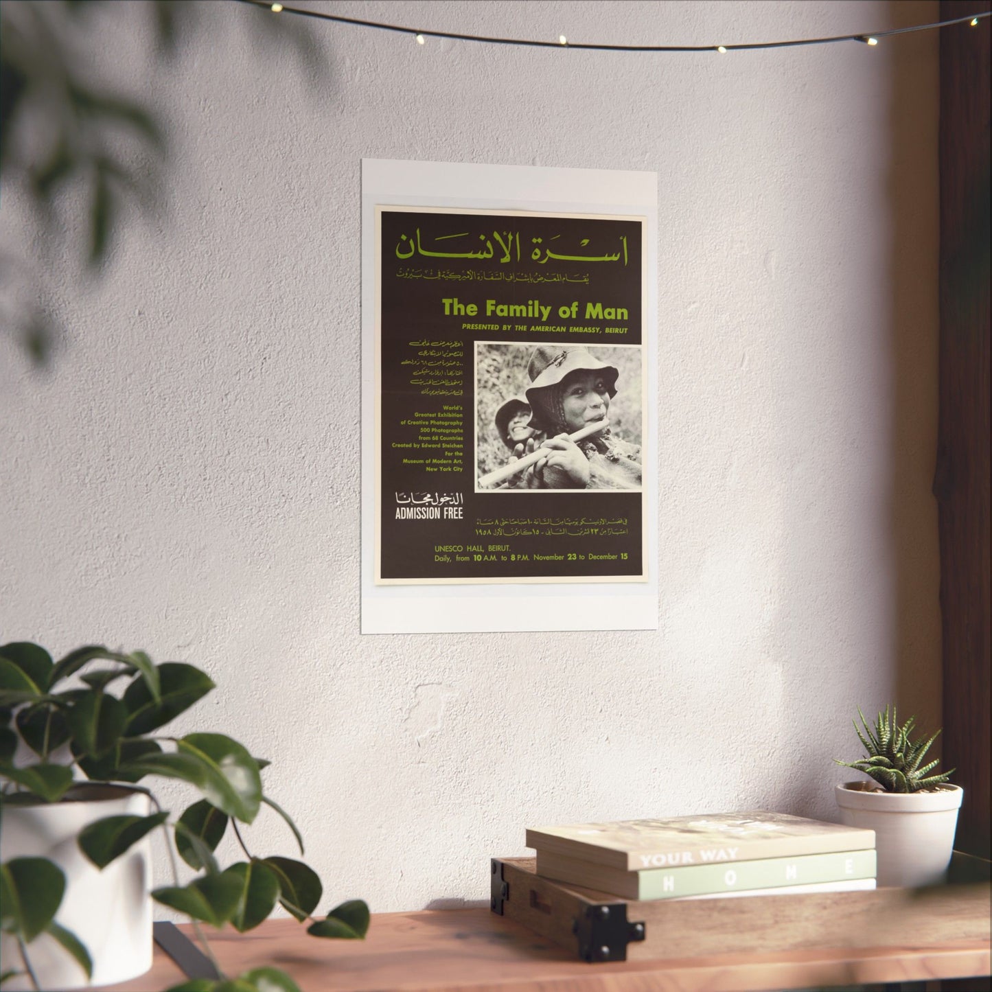 Poster: The Family of Man - Public domain portrait print High Quality Matte Wall Art Poster for Home, Office, Classroom
