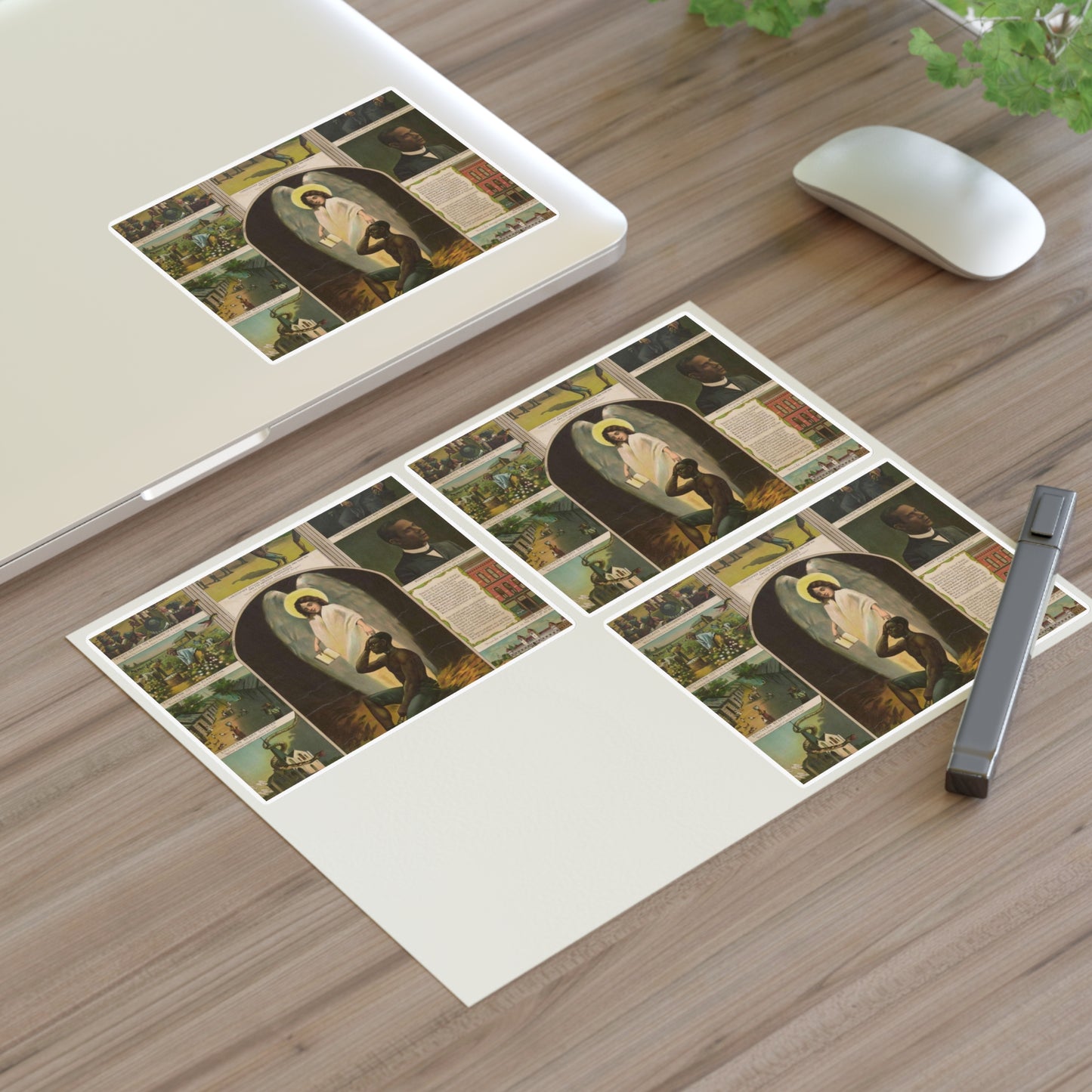 Afro-American Monument - Print, Library of Congress collection Laminated UV Protective Vinyl Stickers