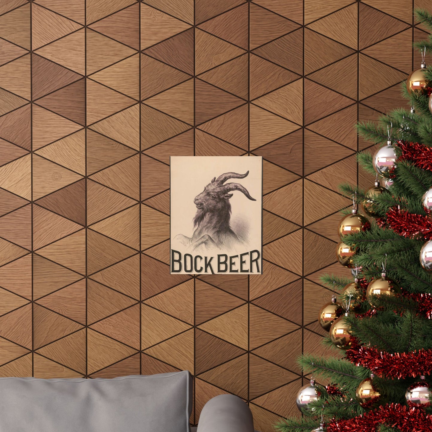 Bock Beer - Print, Library of Congress collection High Quality Matte Wall Art Poster for Home, Office, Classroom