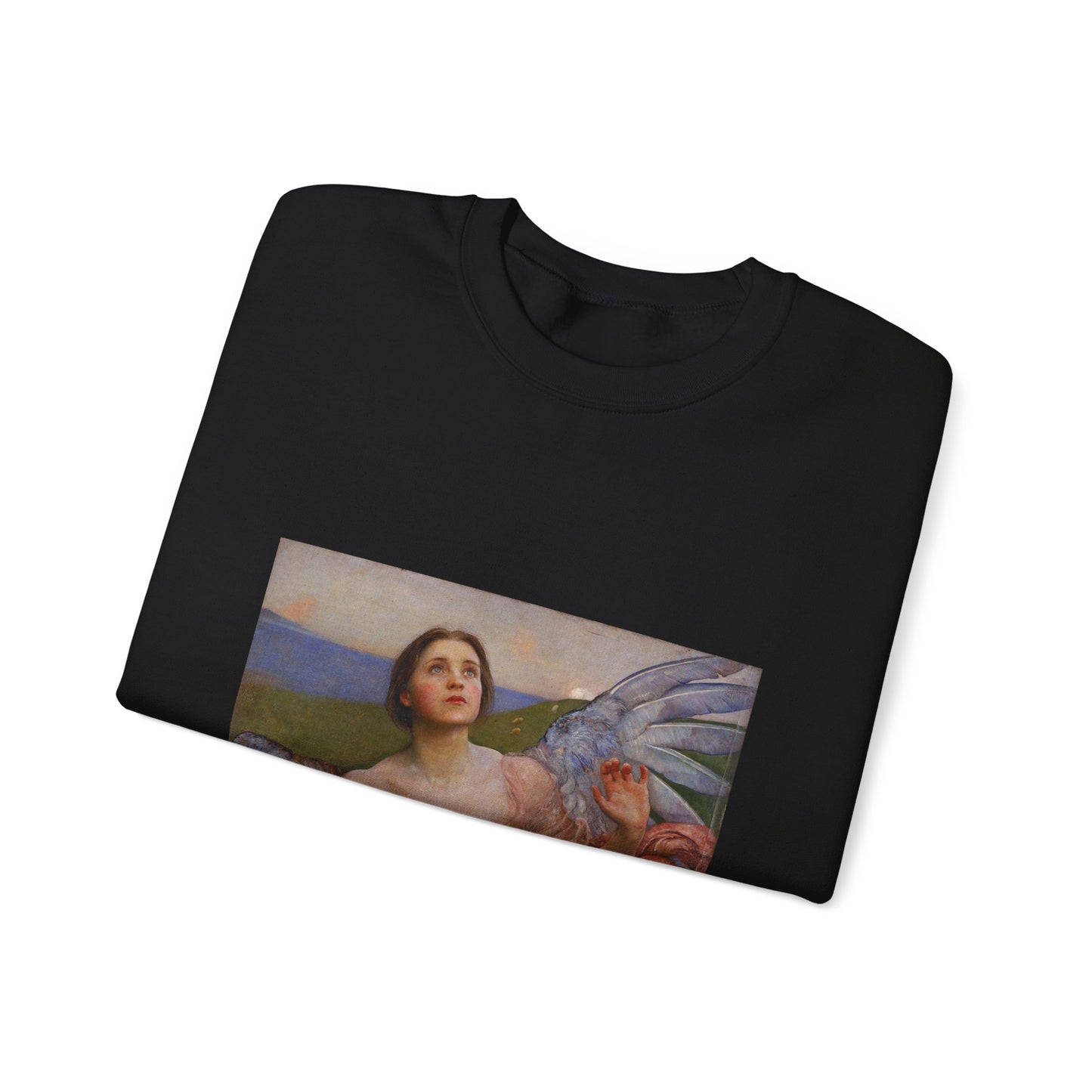 Annie Louisa Swynnerton (née Robinson) - The Sense of Sight - Google Art Project Black Heavy Blend Adult Crew Neck SweatShirt