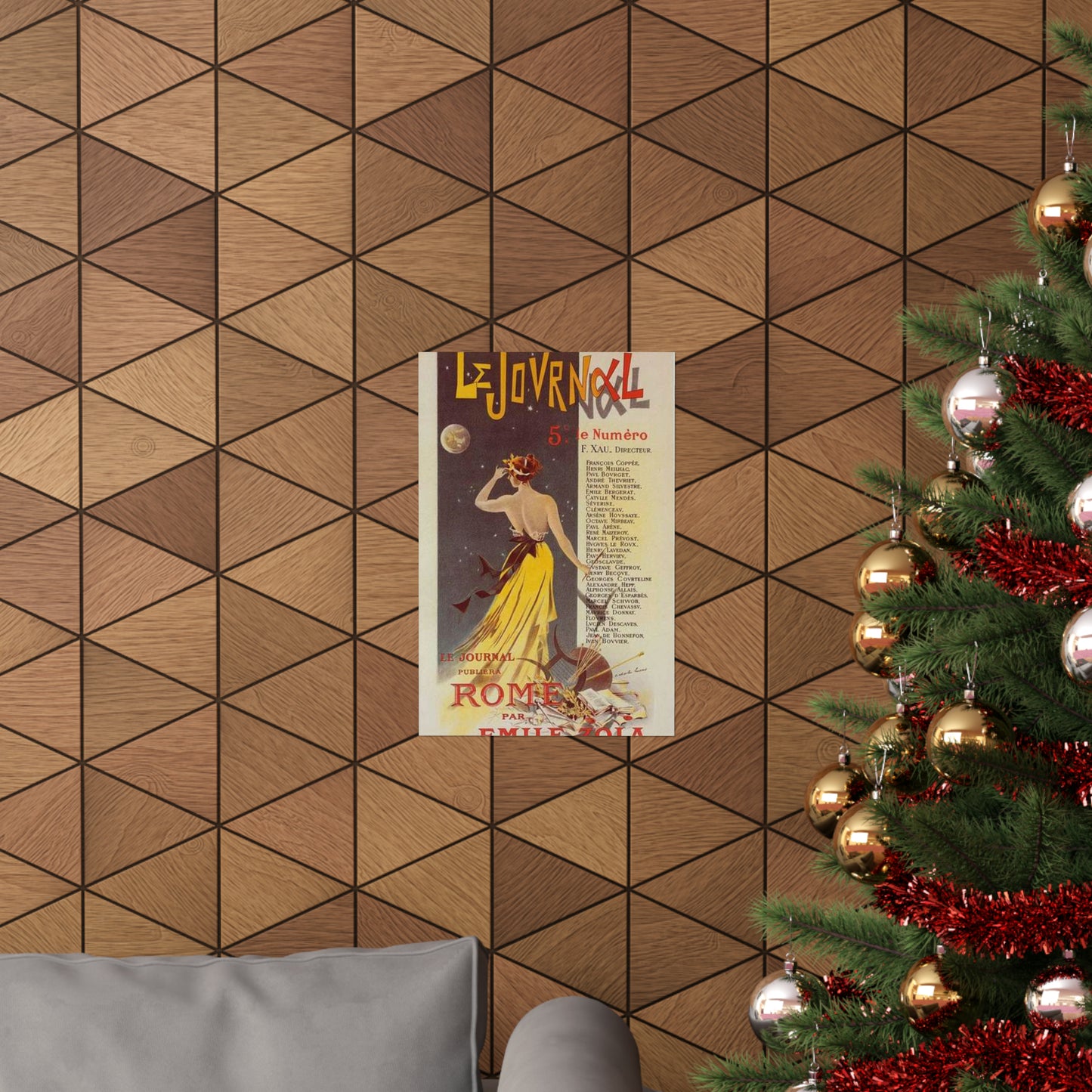 Affiche pour annoncer la publication de "Rome" dans Le Journal. High Quality Matte Wall Art Poster for Home, Office, Classroom
