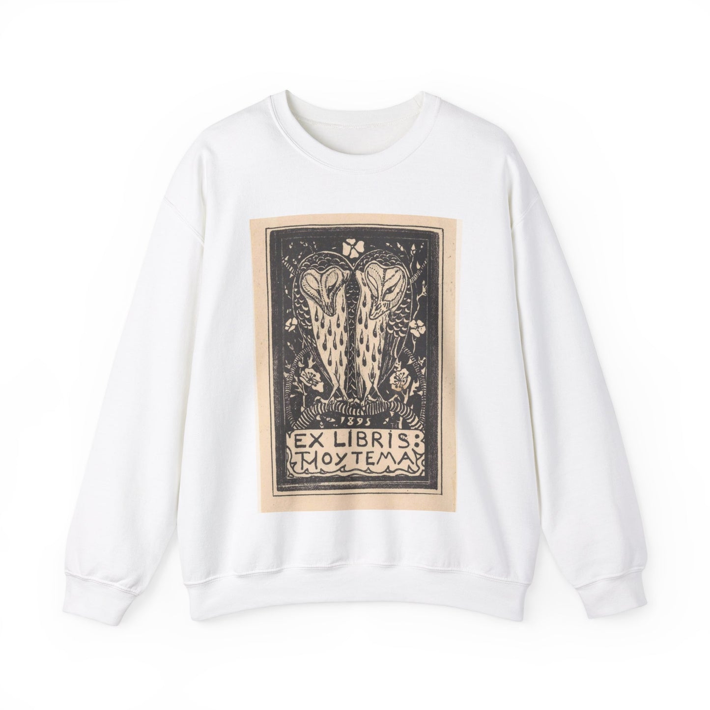 Theo van Hoytema - Ex libris van Theo van Hoytema White Heavy Blend Adult Crew Neck SweatShirt