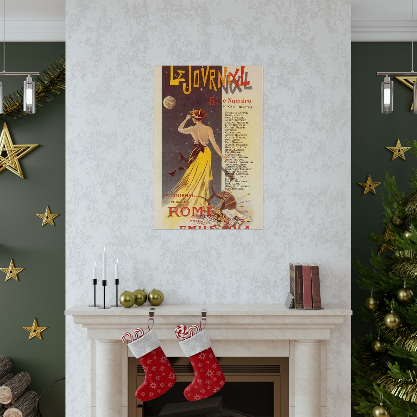 Affiche pour annoncer la publication de "Rome" dans Le Journal. High Quality Matte Wall Art Poster for Home, Office, Classroom