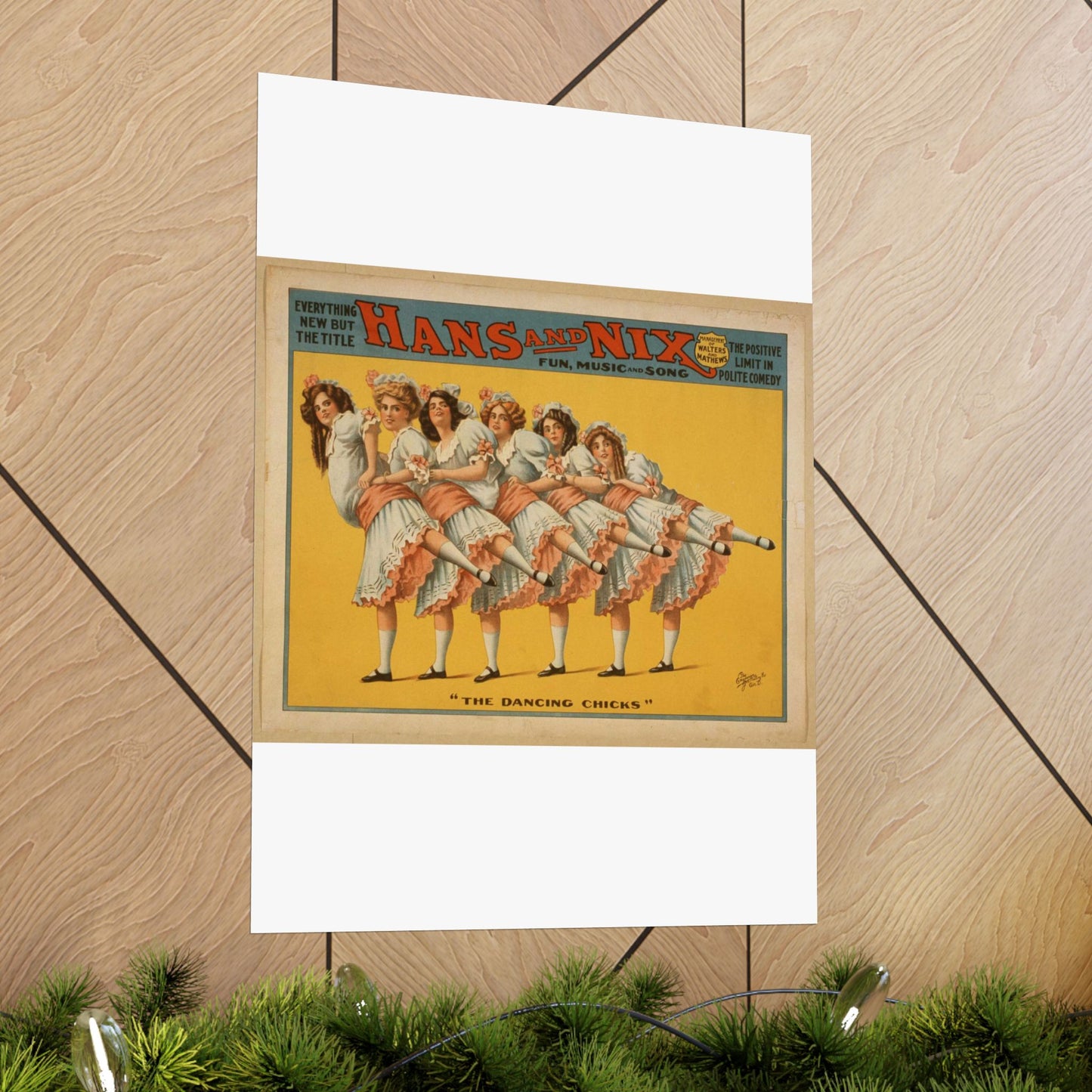Hans and Nix everything new but the title : fun, music, and song : the positive limit in polite comedy. High Quality Matte Wall Art Poster for Home, Office, Classroom