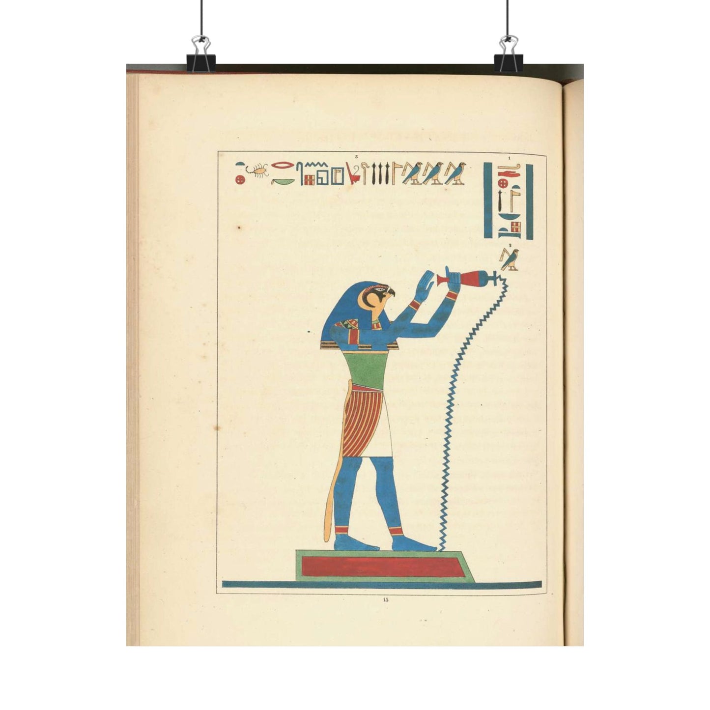 Thoth Trismégiste, le premier Hermès, Hermès Trismégiste. High Quality Matte Wall Art Poster for Home, Office, Classroom