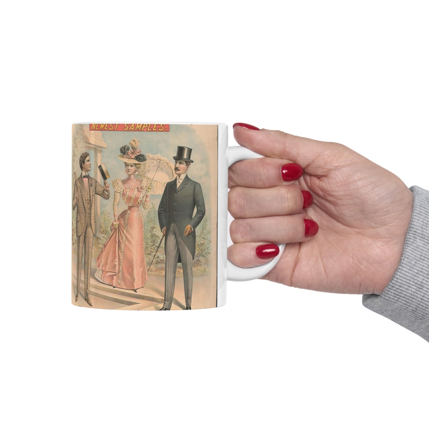 Just received, M. Born & Company's newest samples, order one of their suits, and be in style, you need not take it, if it does not please you Beautiful Novelty Ceramic Coffee Mug 11oz