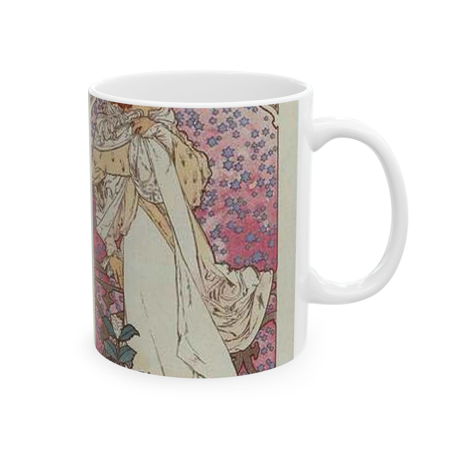 Affiche pour le Théâtre de la Renaissance, "la Dame aux Camélias". Beautiful Novelty Ceramic Coffee Mug 11oz