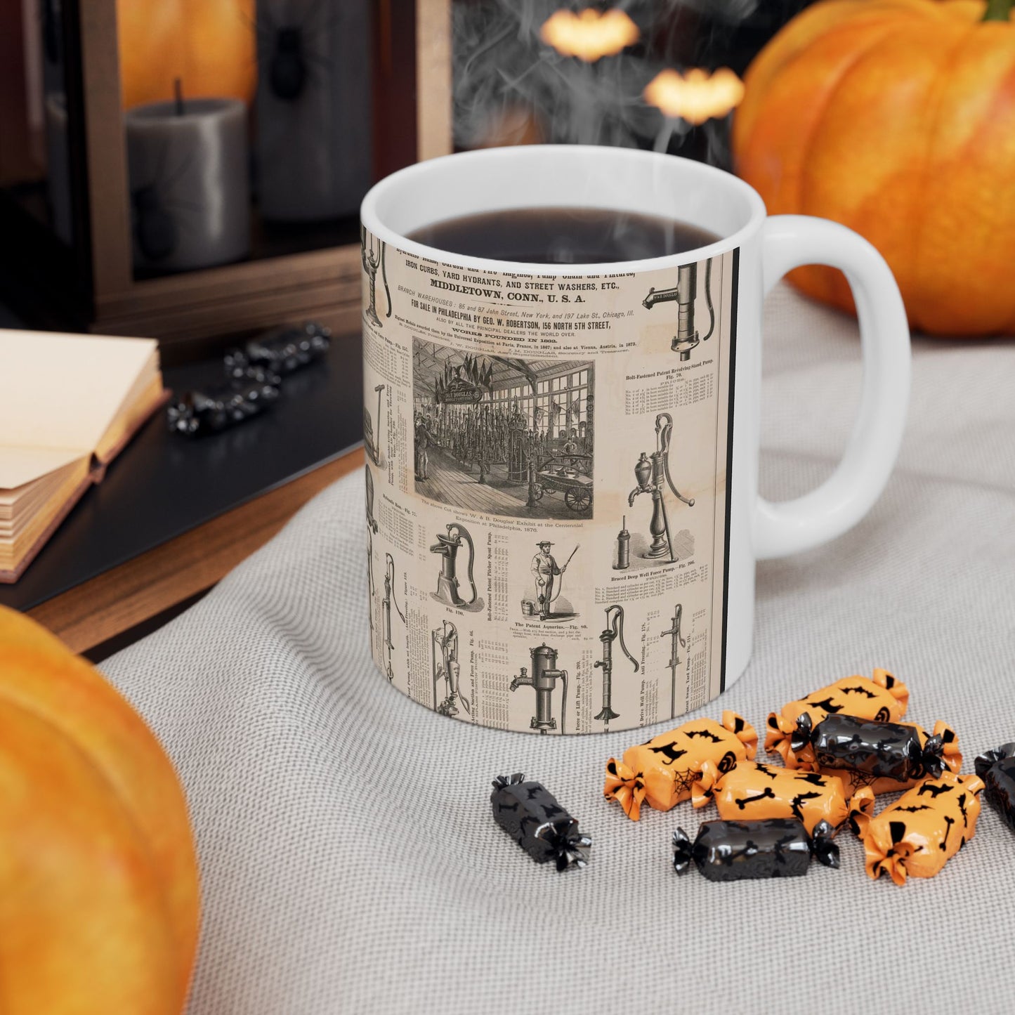 W. & B. Douglas, the oldest and most extensive manufacturers in the world of pumps Beautiful Novelty Ceramic Coffee Mug 11oz