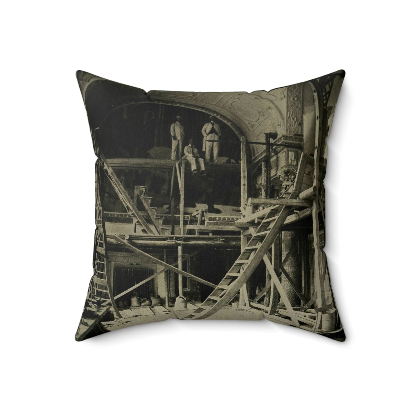 Kurhaus Wiesbaden, 1907 Decorative Accent Square Pillow