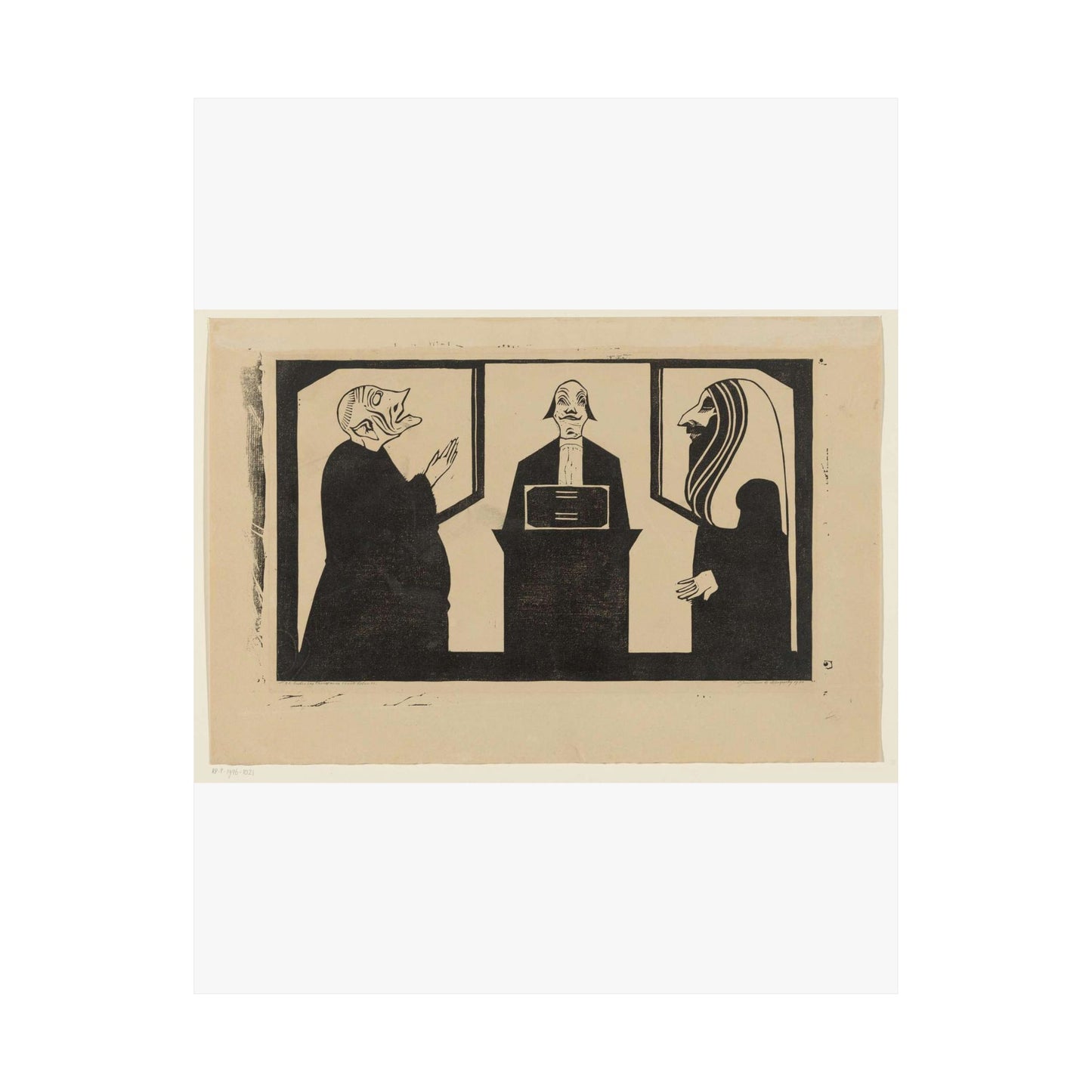 Samuel Jessurun de Mesquita - Entre ces trois mon coeur balance High Quality Matte Wall Art Poster for Home, Office, Classroom