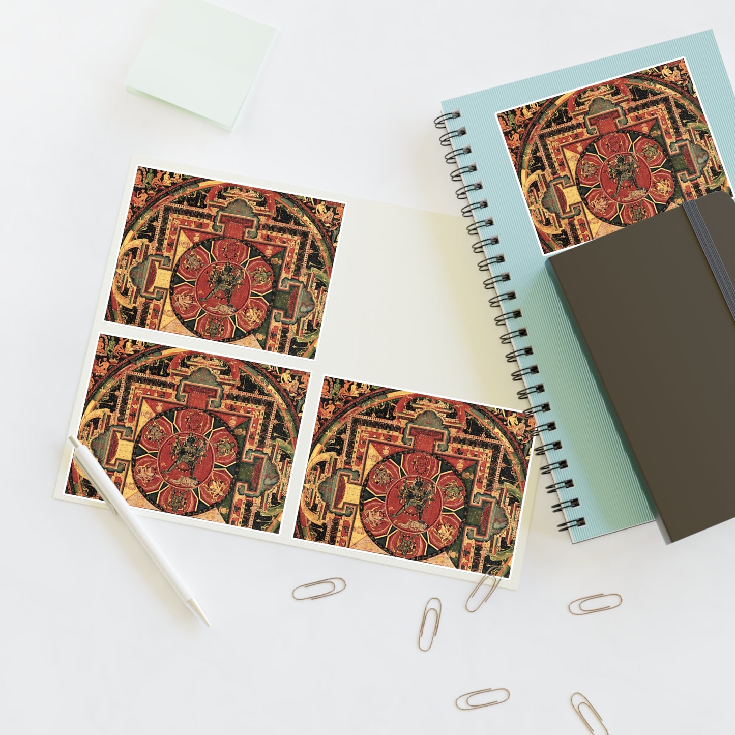 Chakrasamvara Mandala, Nepal, Kathmandu valley Laminated UV Protective Vinyl Stickers