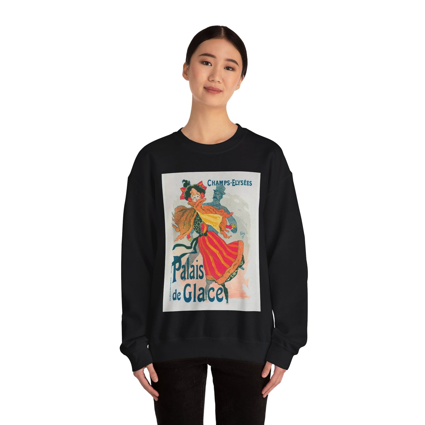 Nouvelle affiche pour le "Palais de Glace". Black Heavy Blend Adult Crew Neck SweatShirt