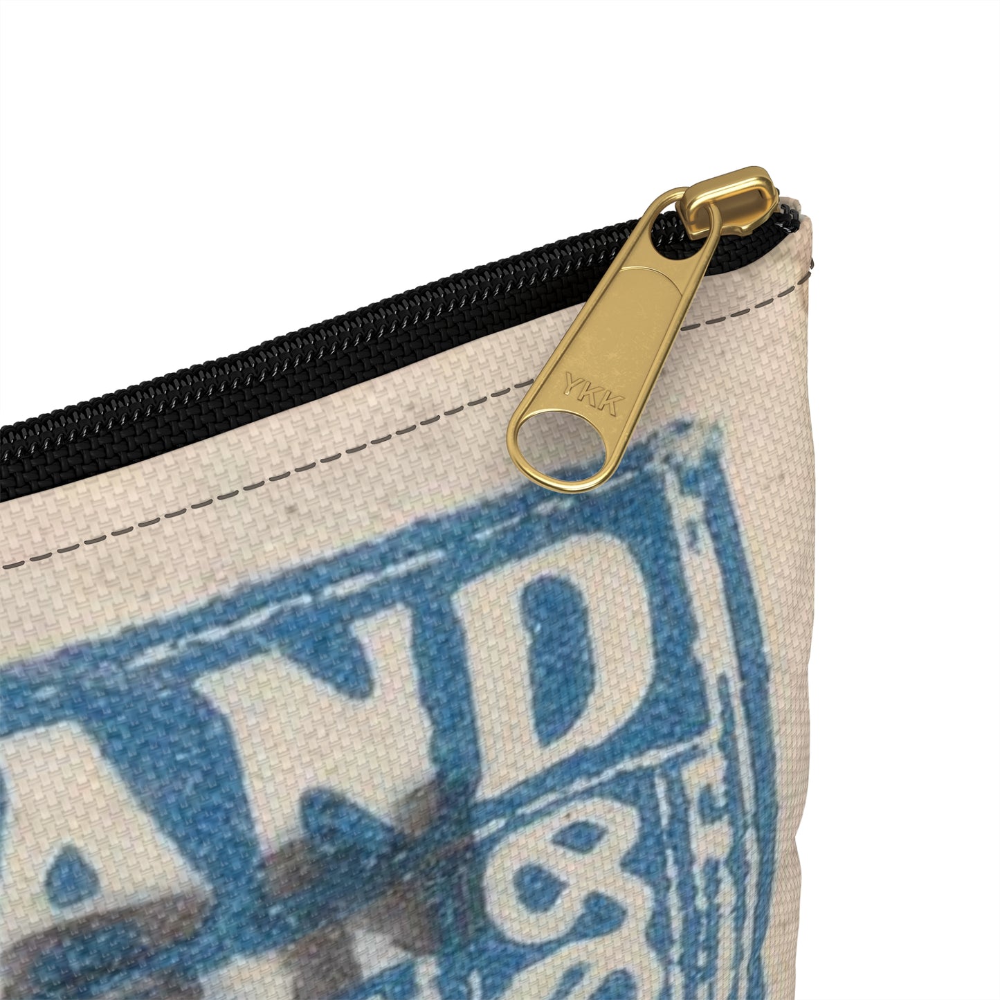 Six penny Unemployment Relief stamp overprinted 'Specimen' Large Organizer Pouch with Black Zipper