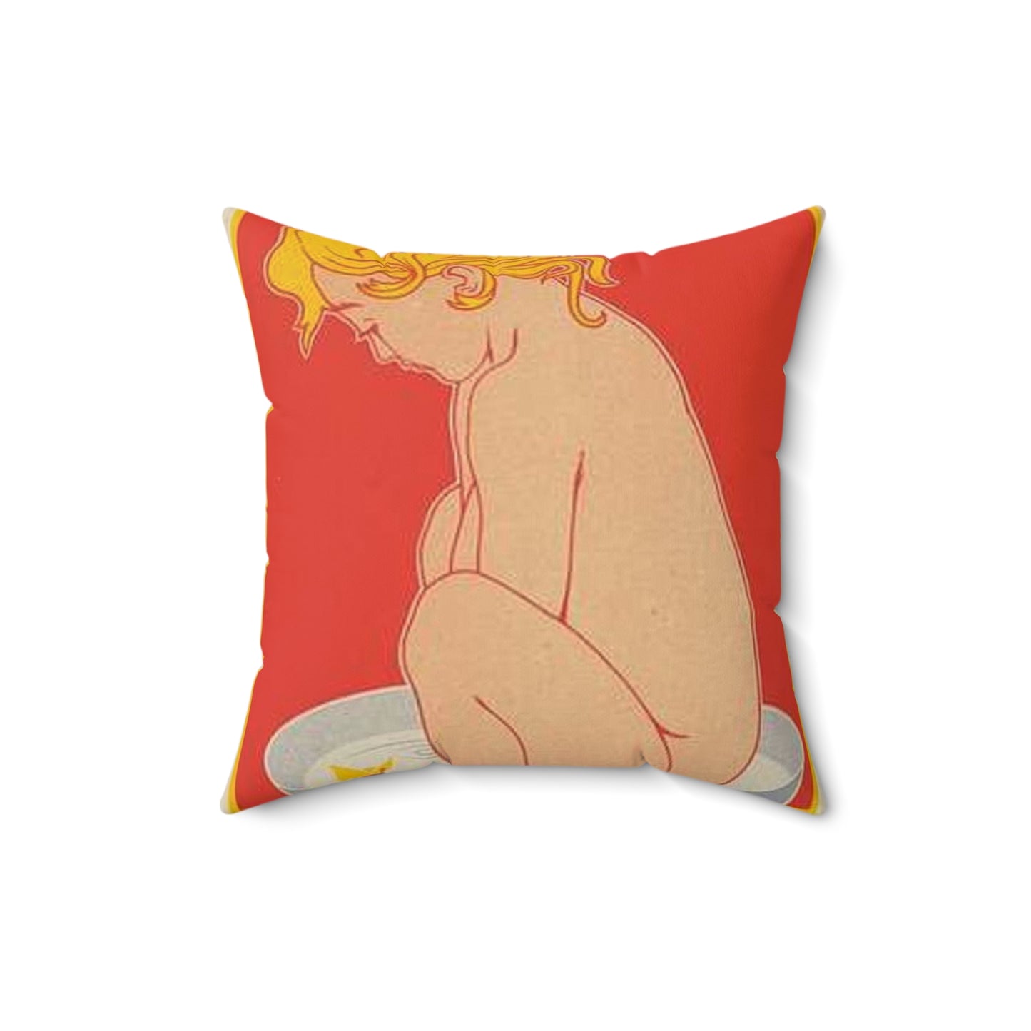 Affiche belge pour le "Savon Starlight". Decorative Accent Square Pillow