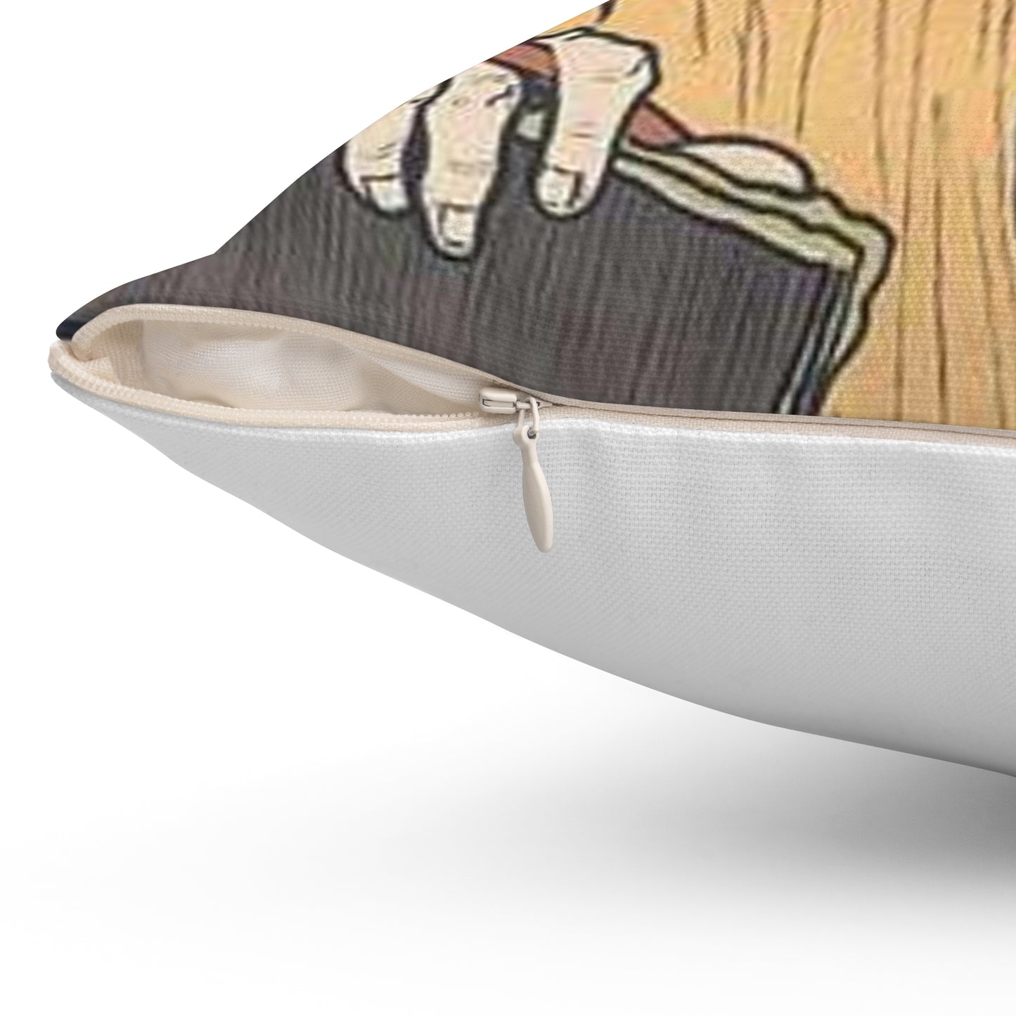 Affiche pour l' "Exposition E. Grasset" au Salon des Cent. Decorative Accent Square Pillow