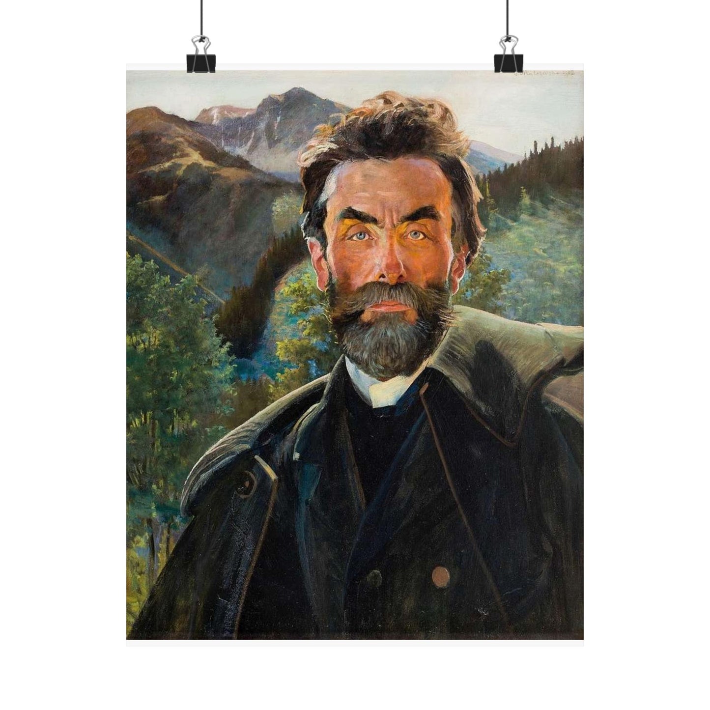 Jacek Malczewski - Portret Stanisława Witkiewicza 1902 High Quality Matte Wall Art Poster for Home, Office, Classroom