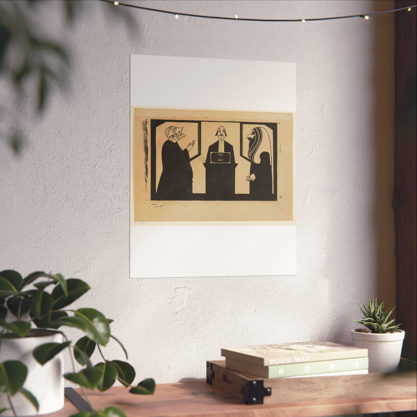 Samuel Jessurun de Mesquita - Entre ces trois mon coeur balance High Quality Matte Wall Art Poster for Home, Office, Classroom