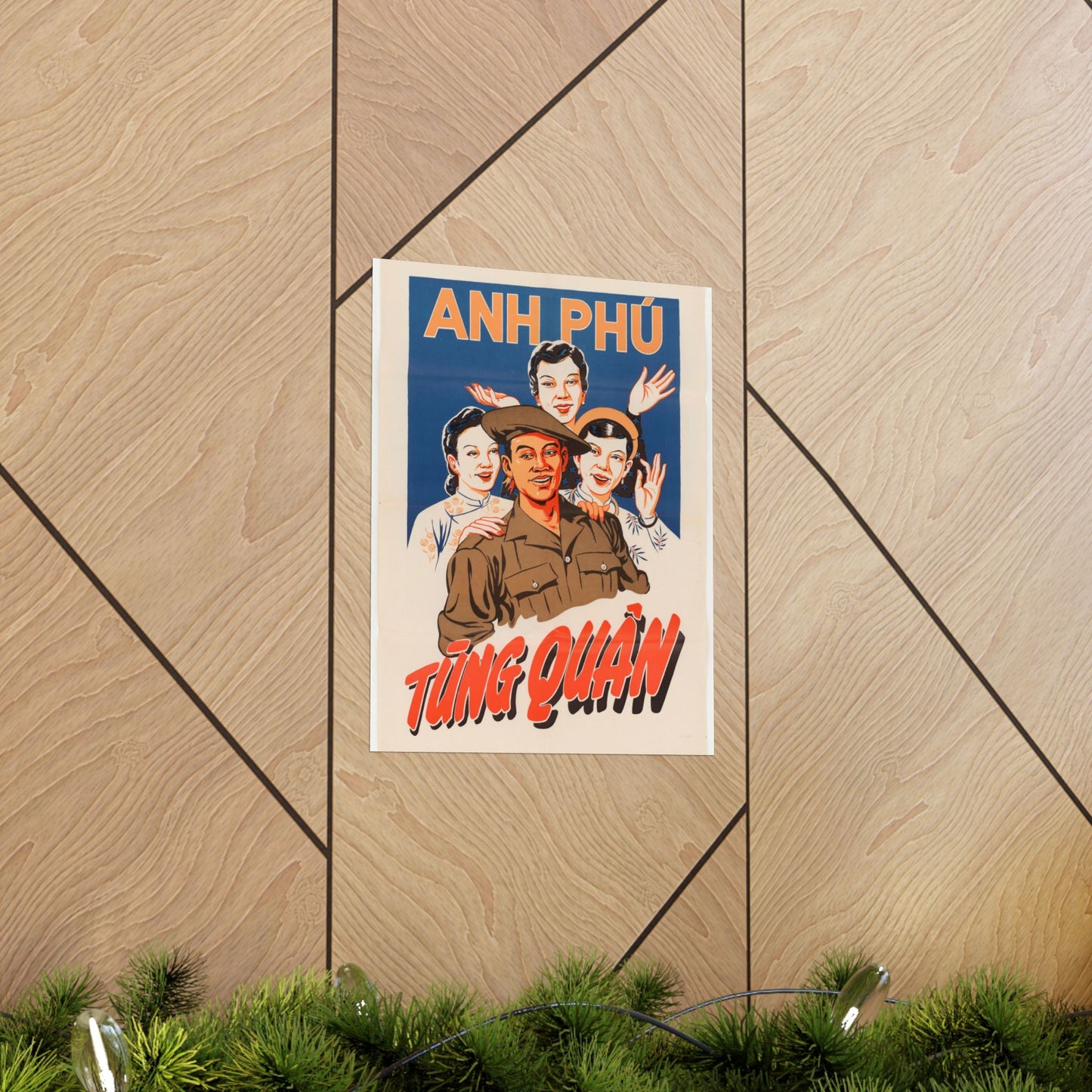 Viet Poster #5, Cold War American Propaganda poster High Quality Matte Wall Art Poster for Home, Office, Classroom