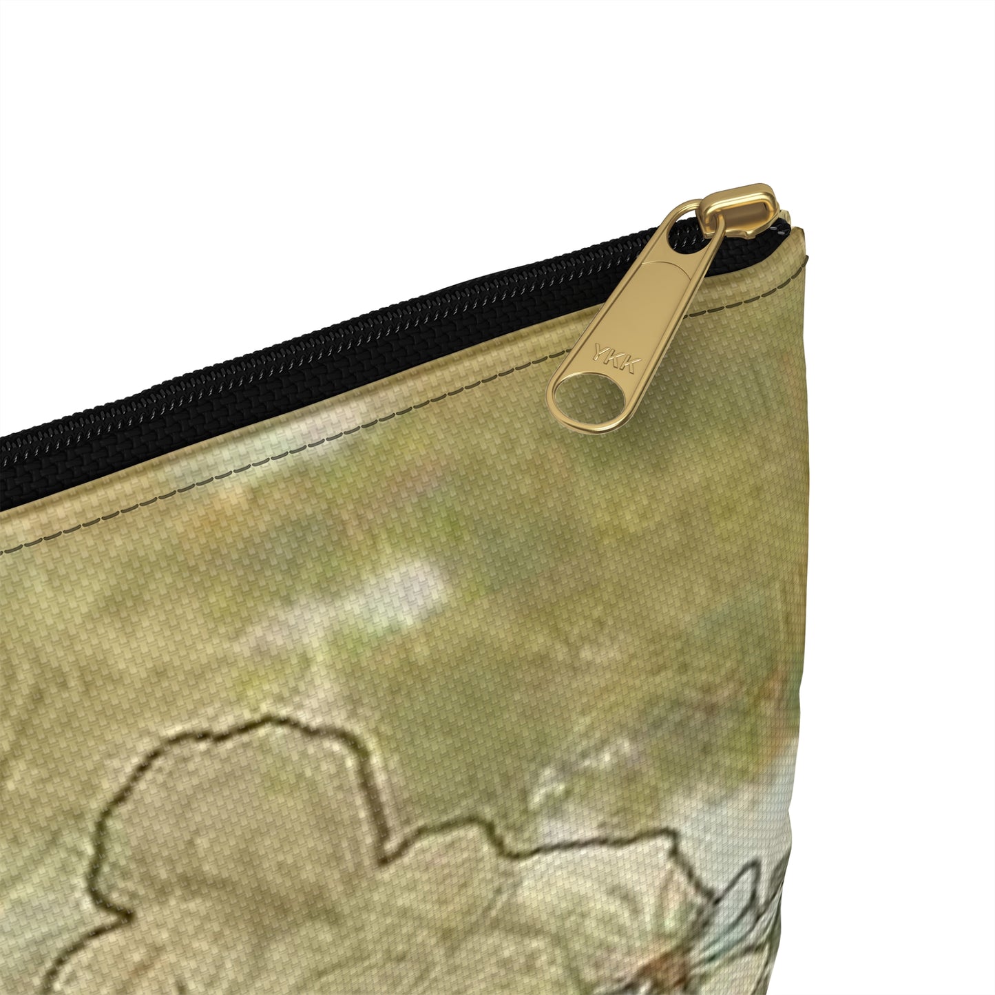 Jane Atché - La Cigarette - Drawing. Public domain image. Large Organizer Pouch with Black Zipper