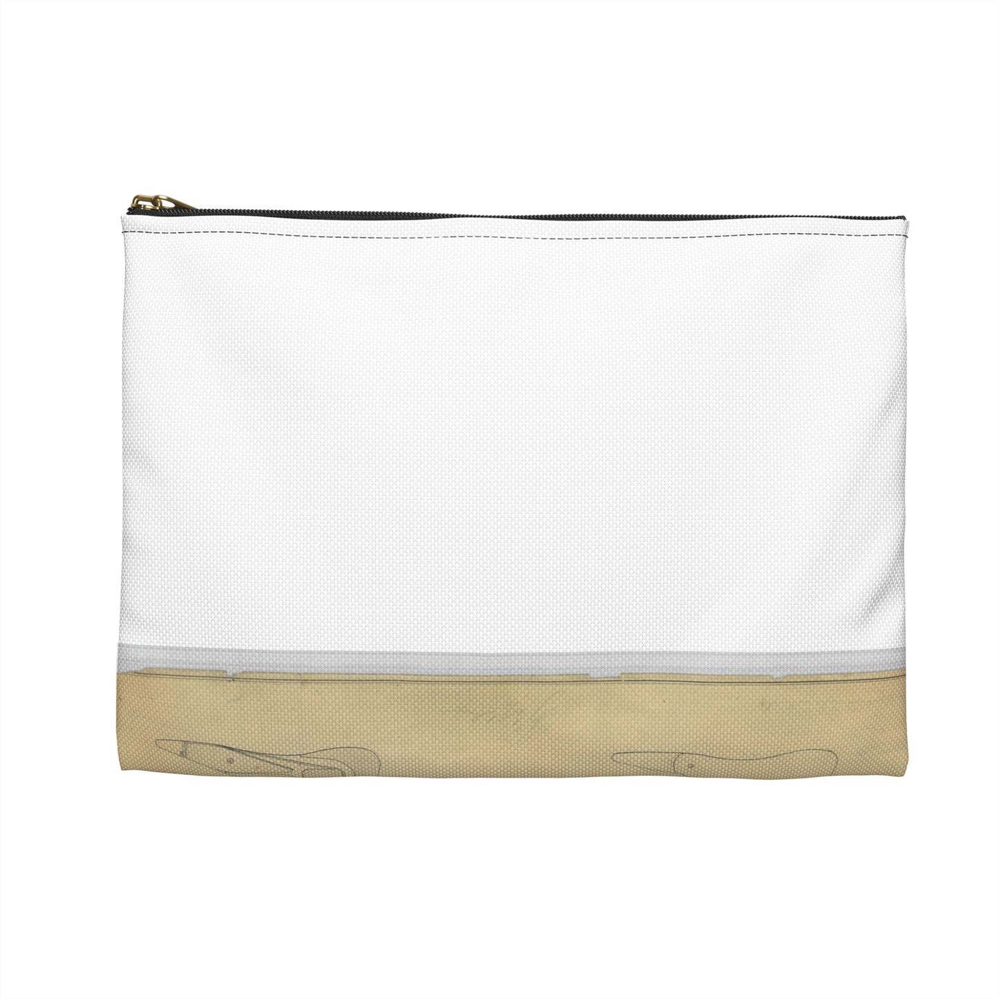 Patent drawing - for Jonathan Russell's Artificial Leg Public domain image Large Organizer Pouch with Black Zipper