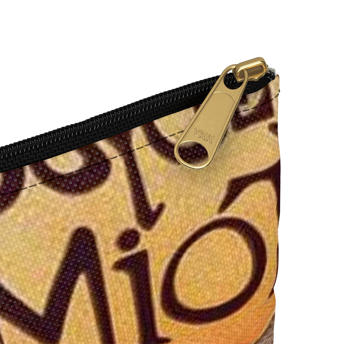 Affiche pour les "Motocycles Comiot". Large Organizer Pouch with Black Zipper