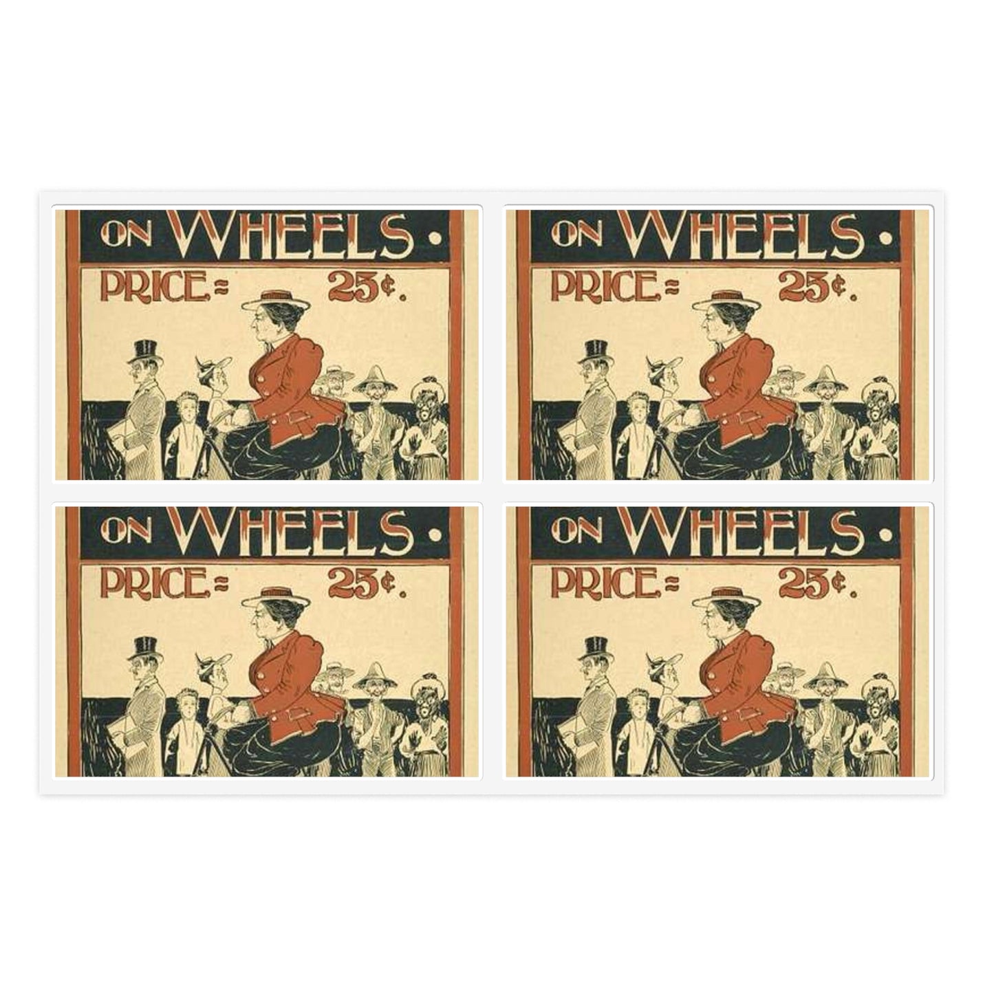 Picryl description: Public domain image of byciclyst, bike, bicycle wheel, sport event, free to use, no copyright restrictions. Laminated UV Protective Vinyl Stickers