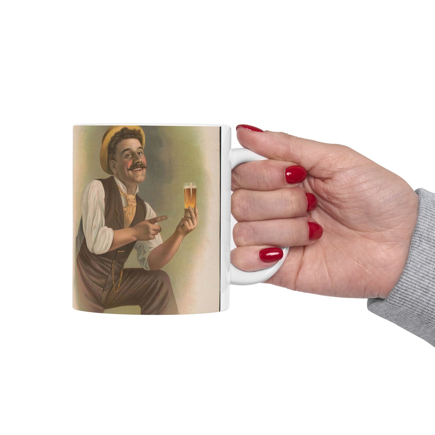 Poster - Can you beat it? - Public domain lithograph Beautiful Novelty Ceramic Coffee Mug 11oz