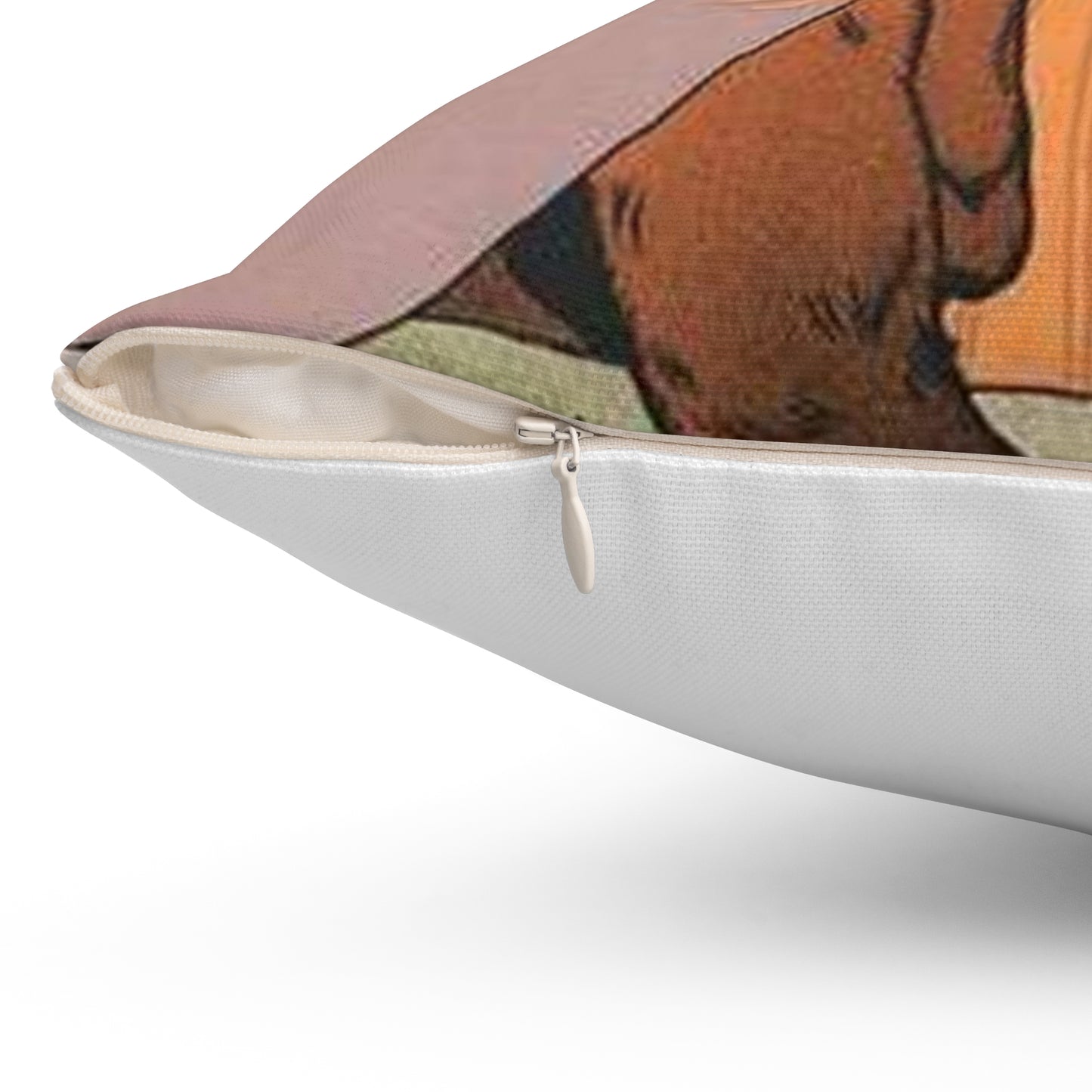 Affiche pour le Salon des Cent, "5e Exposition d'Art". Decorative Accent Square Pillow